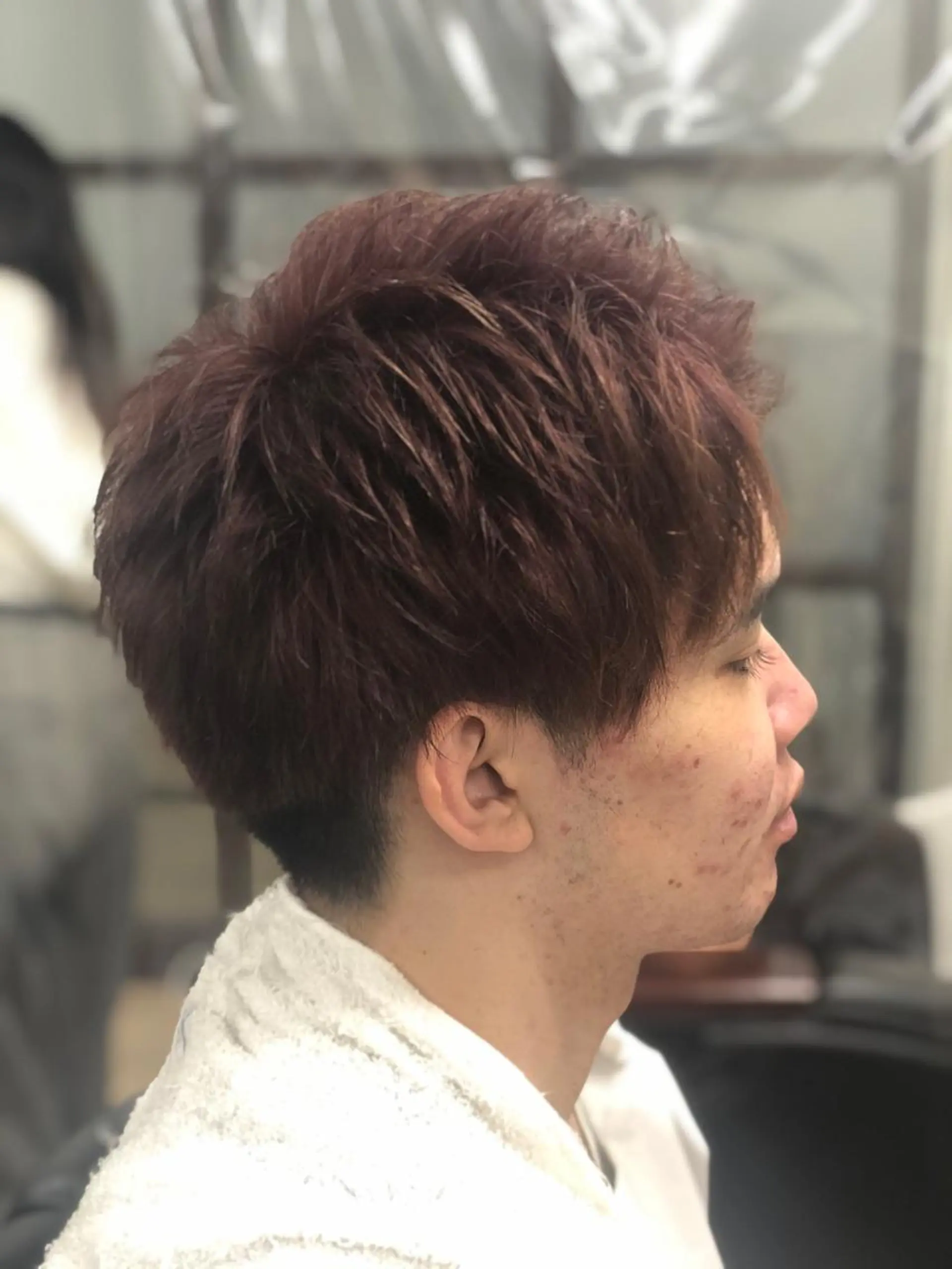 ミディアム カラー メンズ パーマ特化 三浦楓雅のヘアスタイル