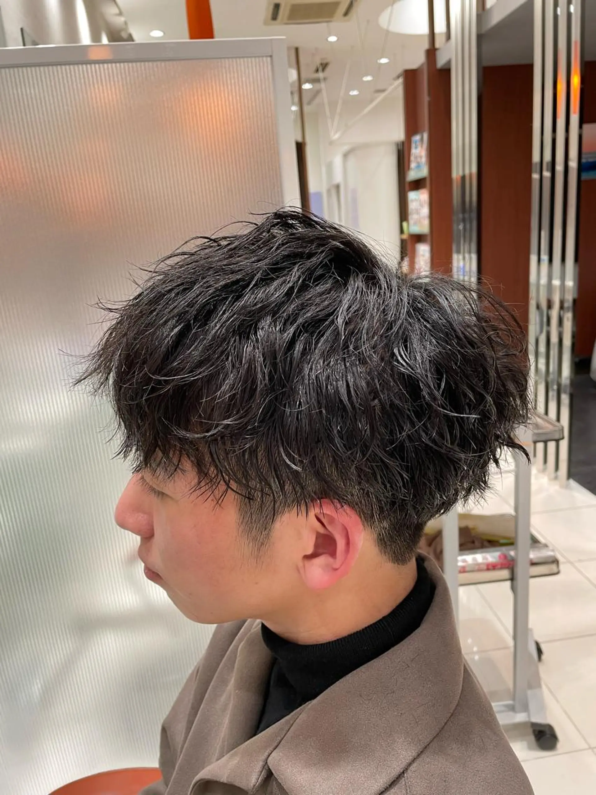 パーマ メンズ カット パーマ 金井 郁弥のヘアスタイル