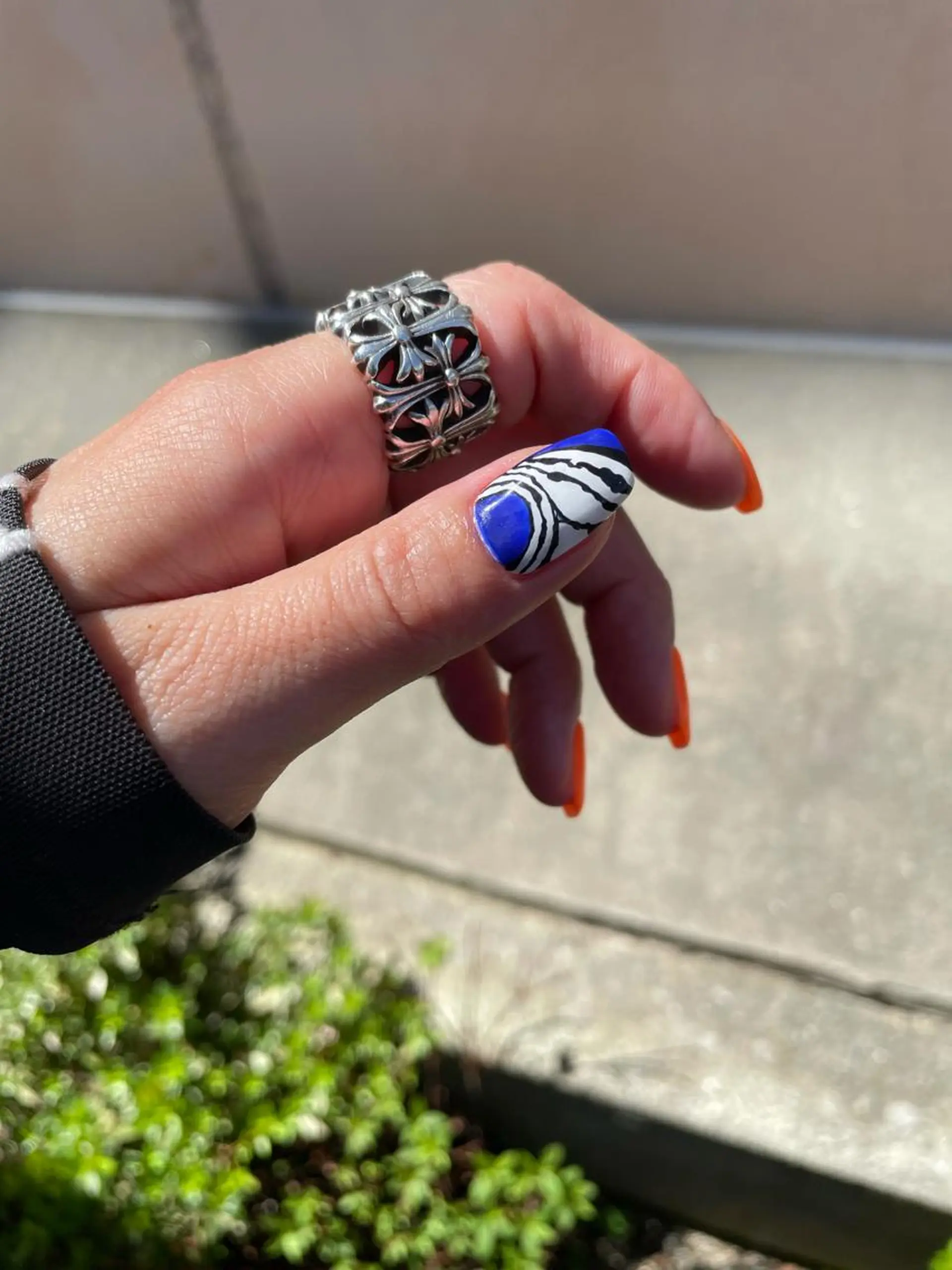 ロング カラー ヘアアレンジ キッズ ネイル マツエク・マツパ 福田 加奈のネイルデザイン