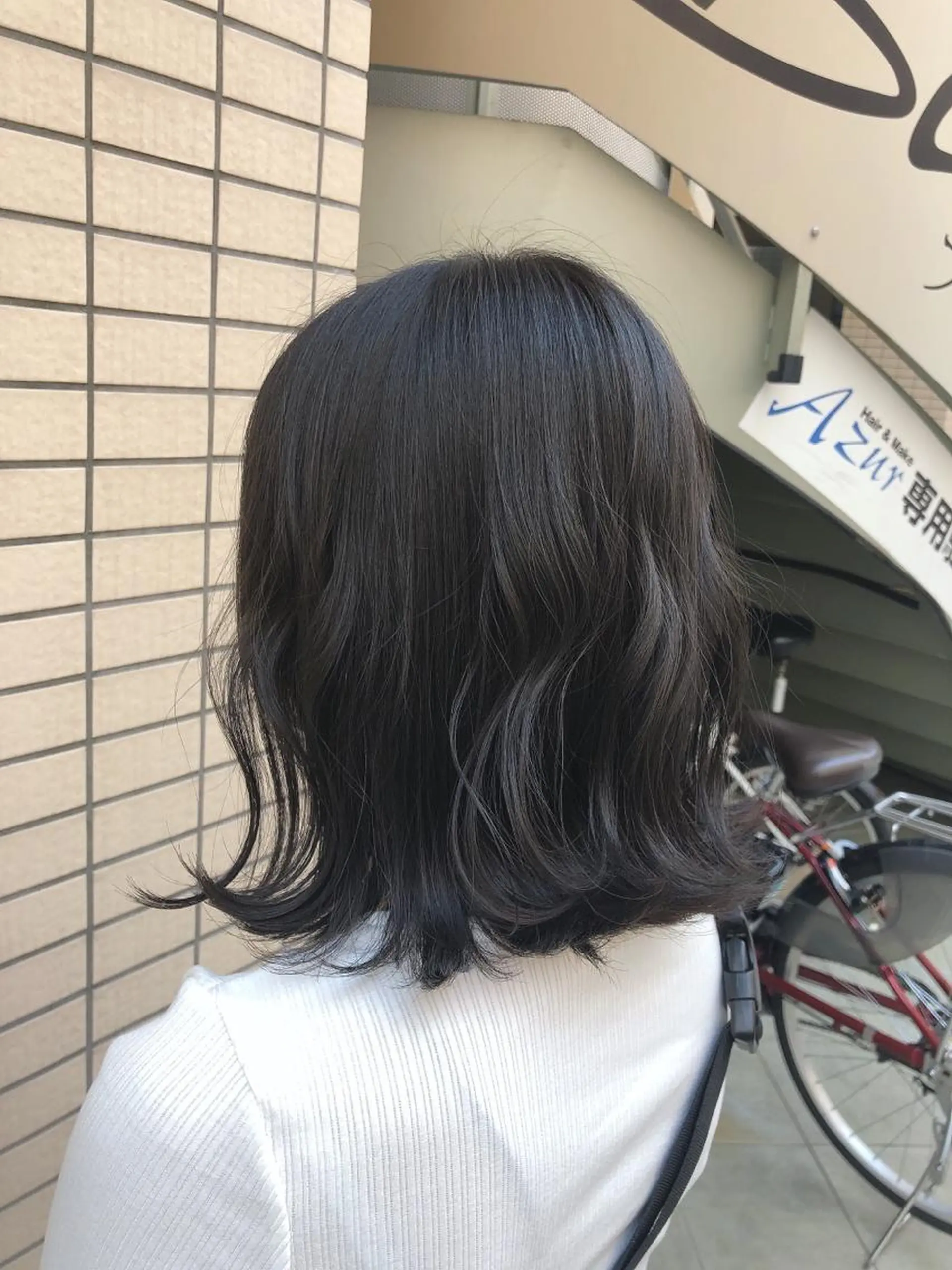 ミディアム 阿部 美咲のヘアスタイル