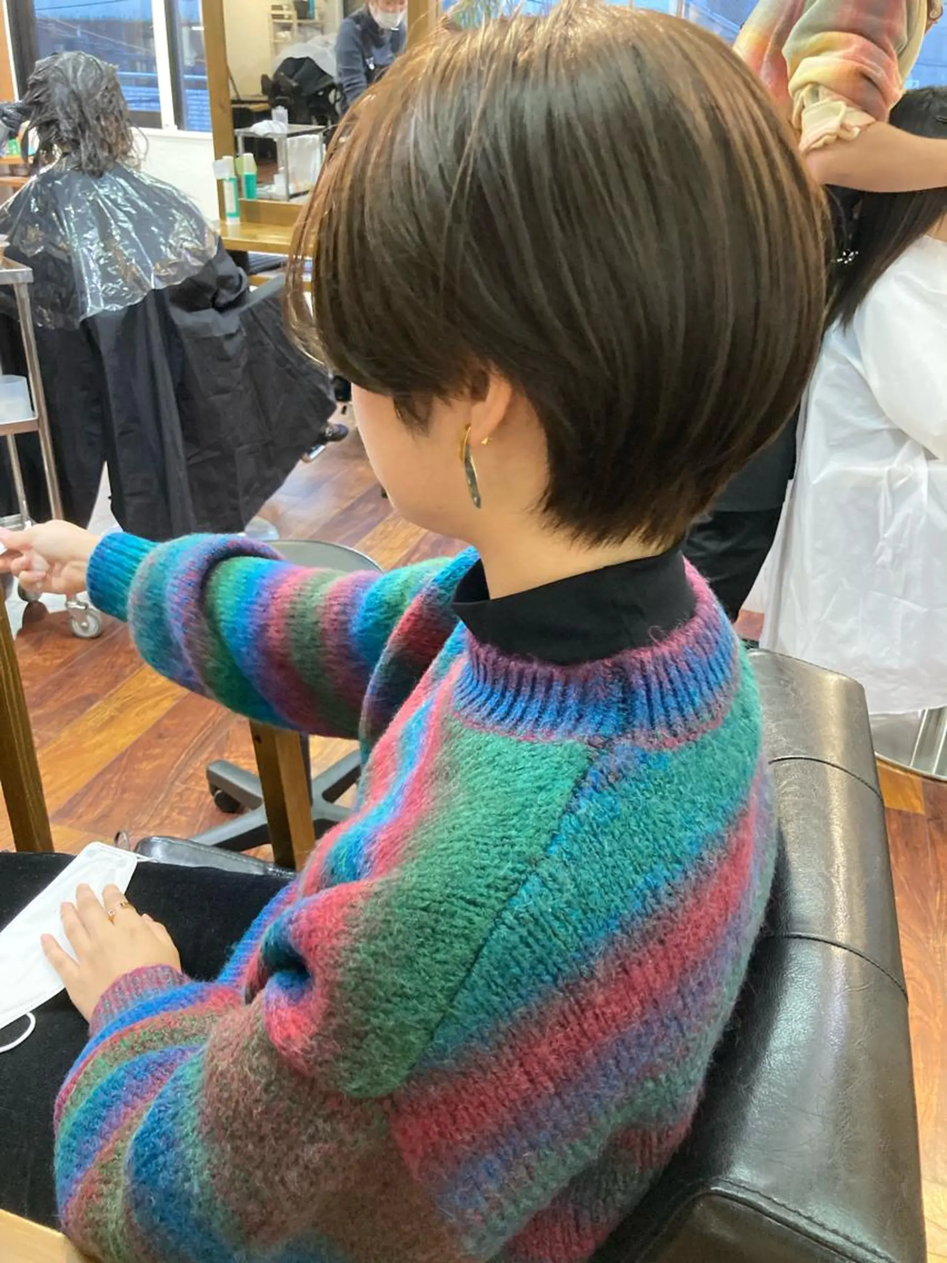 ショート カラー ショートヘア カット 縮毛矯正 小木曽智美 /ボブ/ショートのヘアスタイル