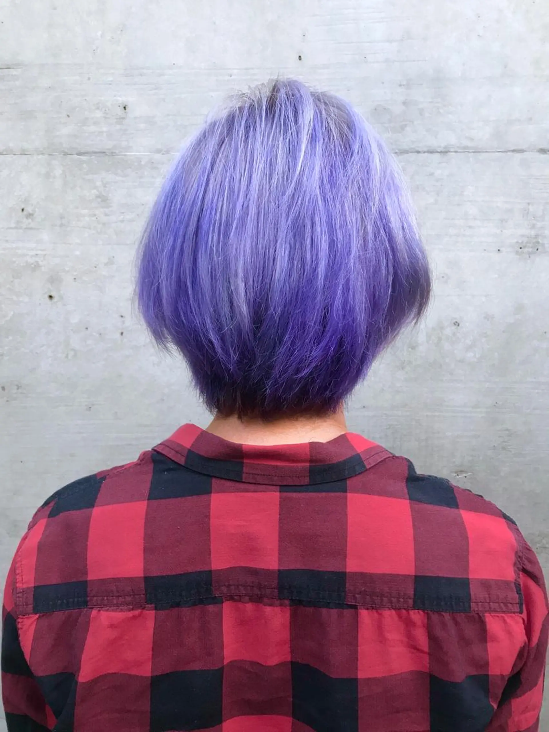 ショート カラー ブリーチ パープルカラー ていねい技術No.1 🌈諏訪 健太のヘアスタイル