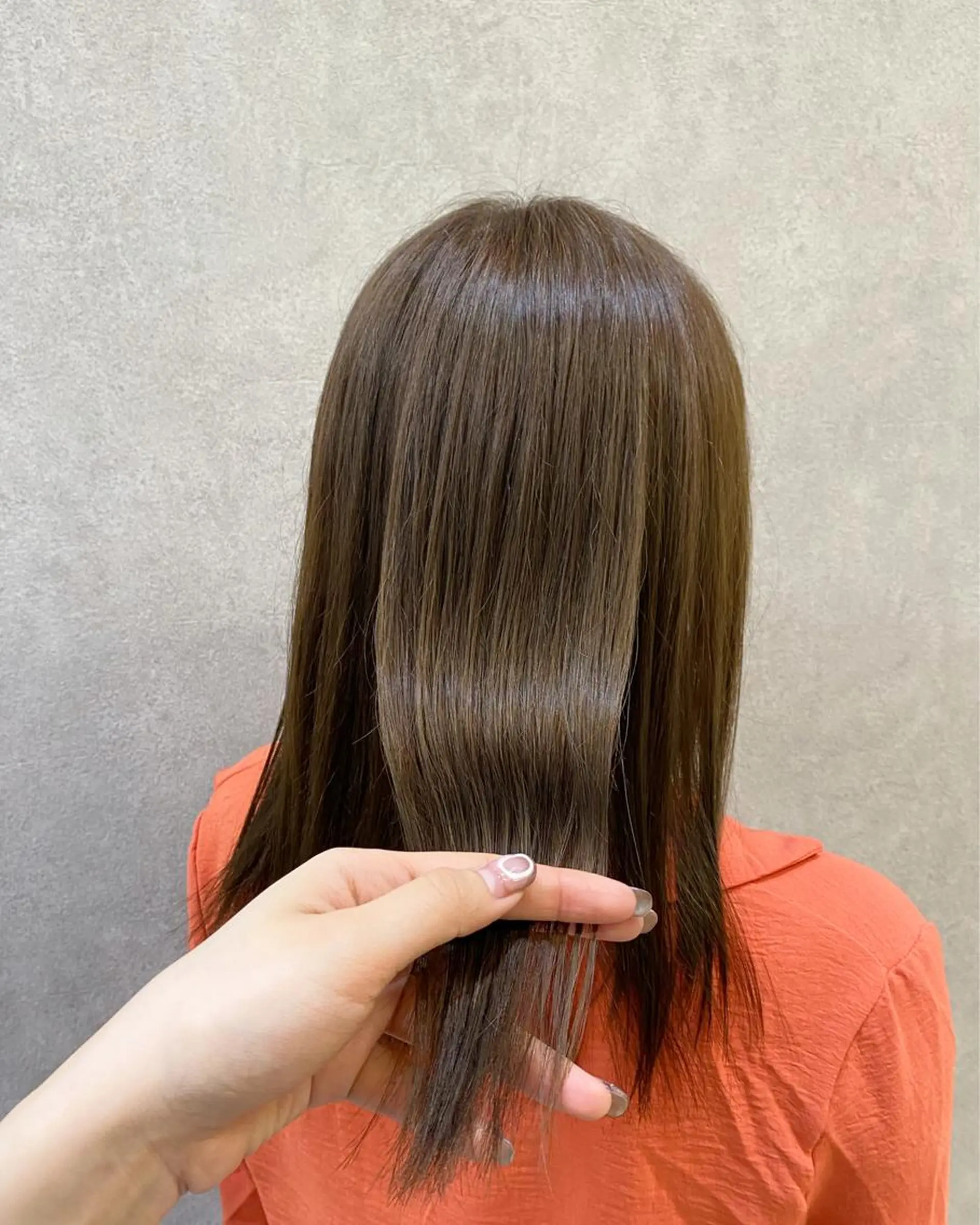 ロング カラー ベージュカラー 透明感カラー Becky Lash 小倉店所属・アイブロウWAX 🌷モデル募集中🌷のマツエク・マツパデザイン