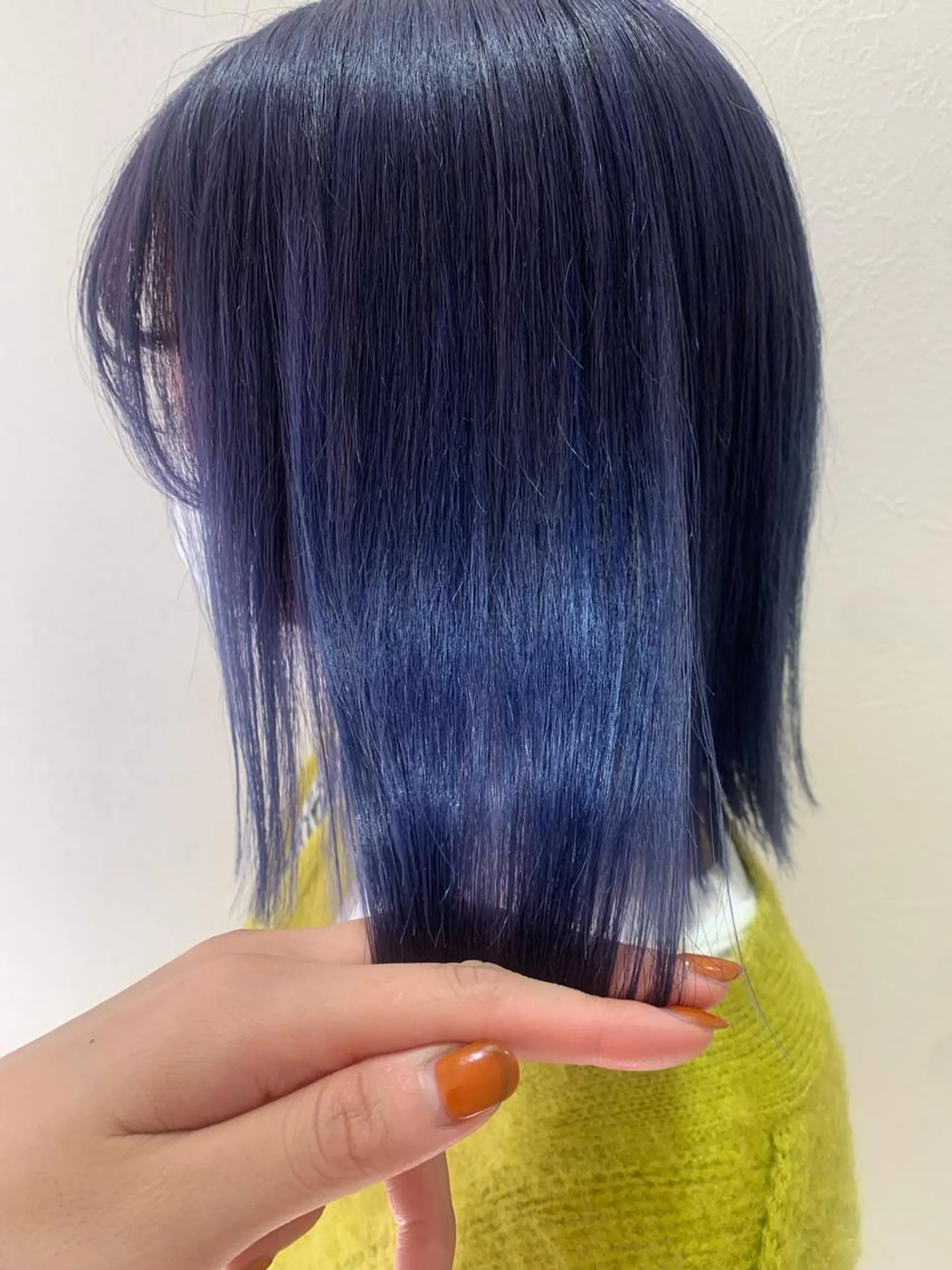 ミディアム カラー ブリーチ ブルーカラー ブルーラベンダー ラベンダーカラー カット ヘアカラー トリートメント hub hair レイヤー/透明感のヘアスタイル