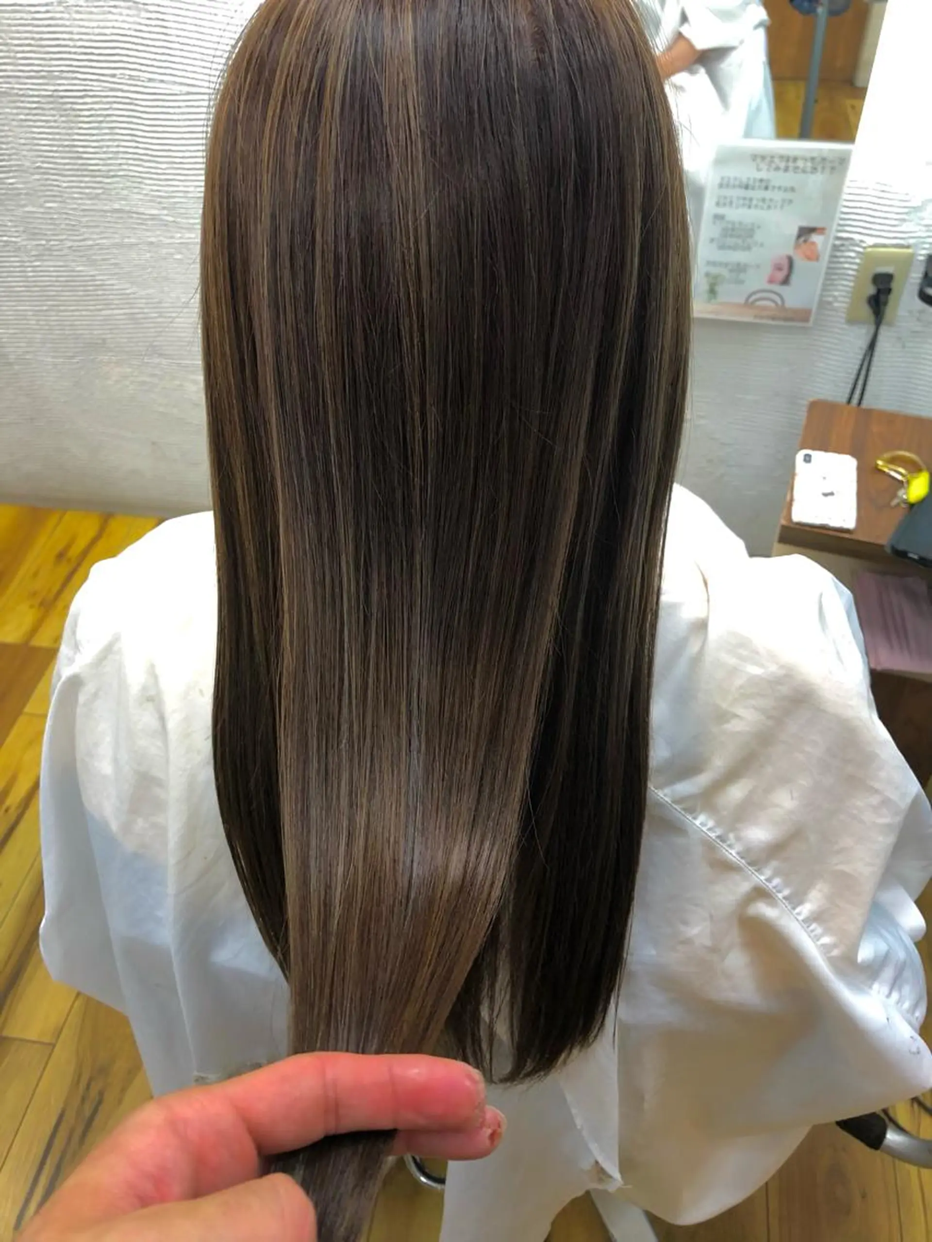 ロング カット ヘアカラー ツイスパ特化 メンズサロンのヘアスタイル