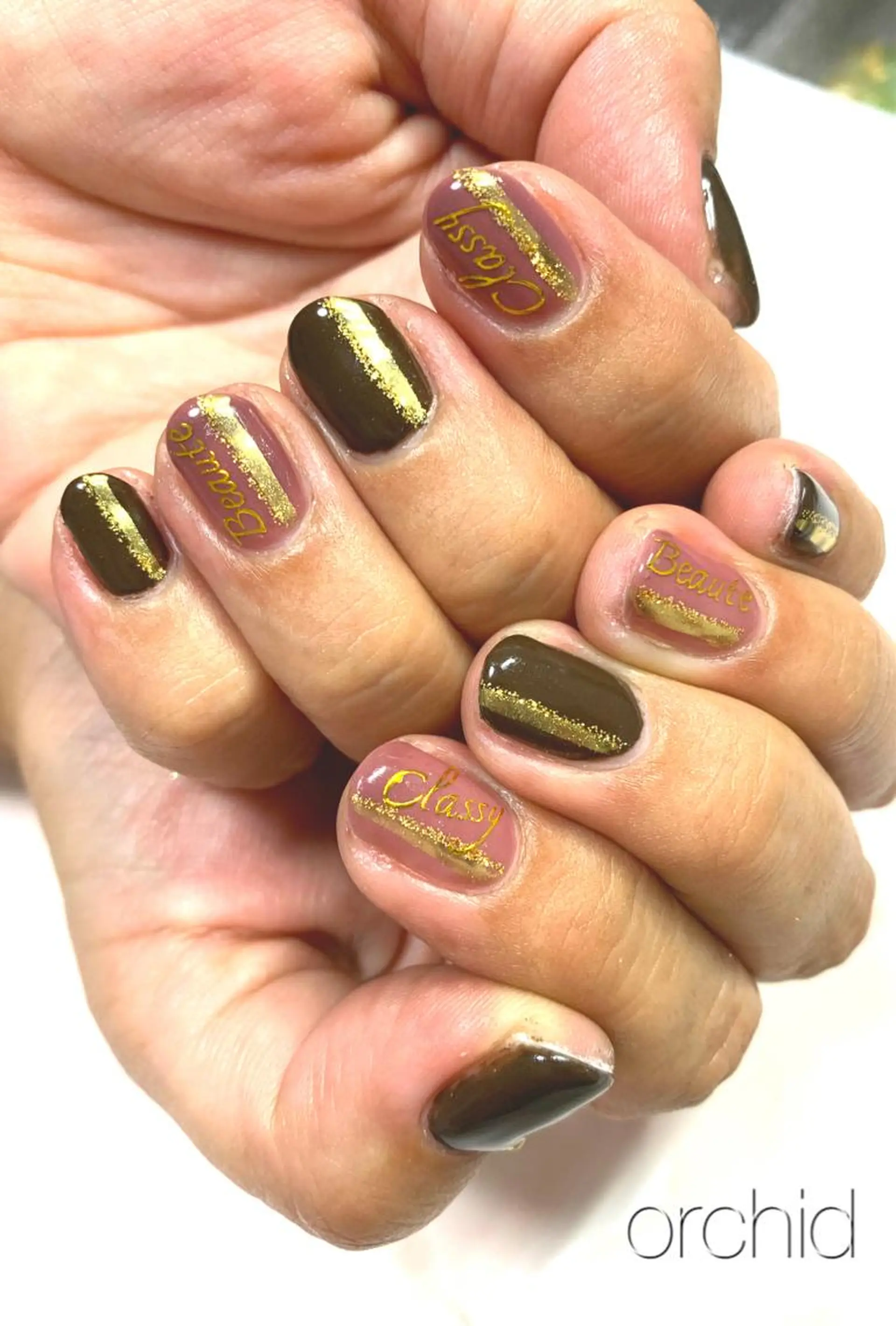 ネイル orchid ♡オーキッドのネイルデザイン