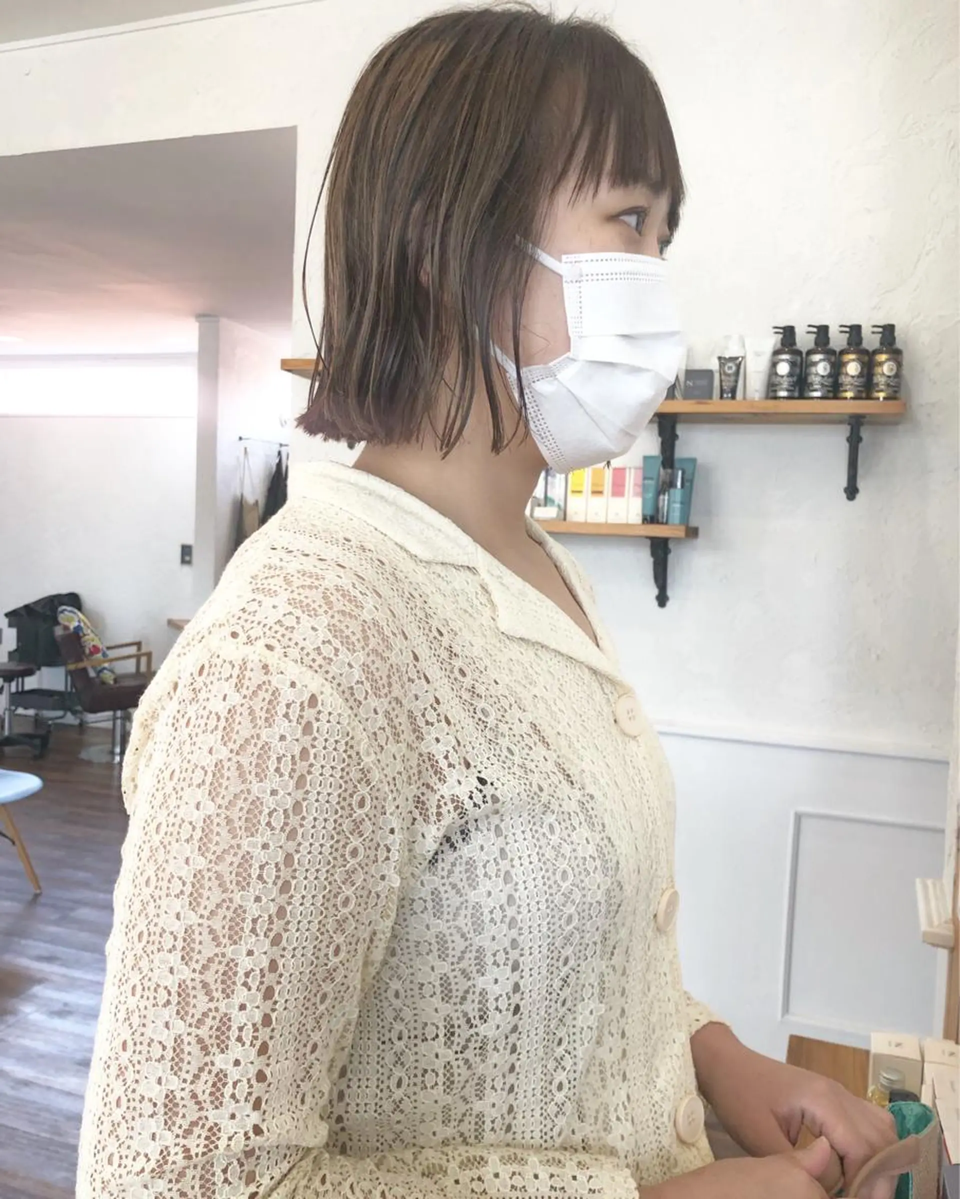 ショート カット 江原 彩華のヘアスタイル