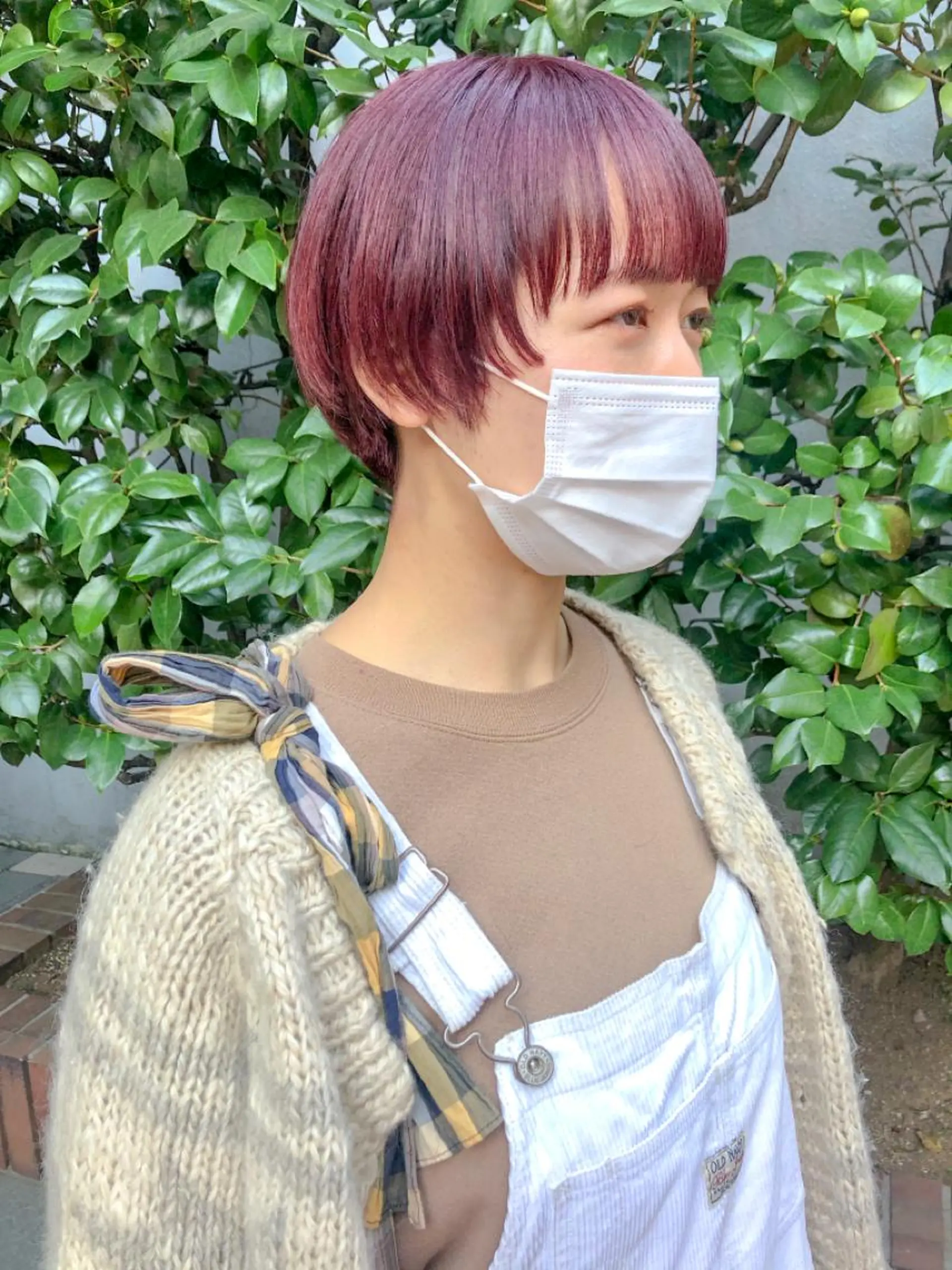 ショート カラー 長井 美佳のヘアスタイル