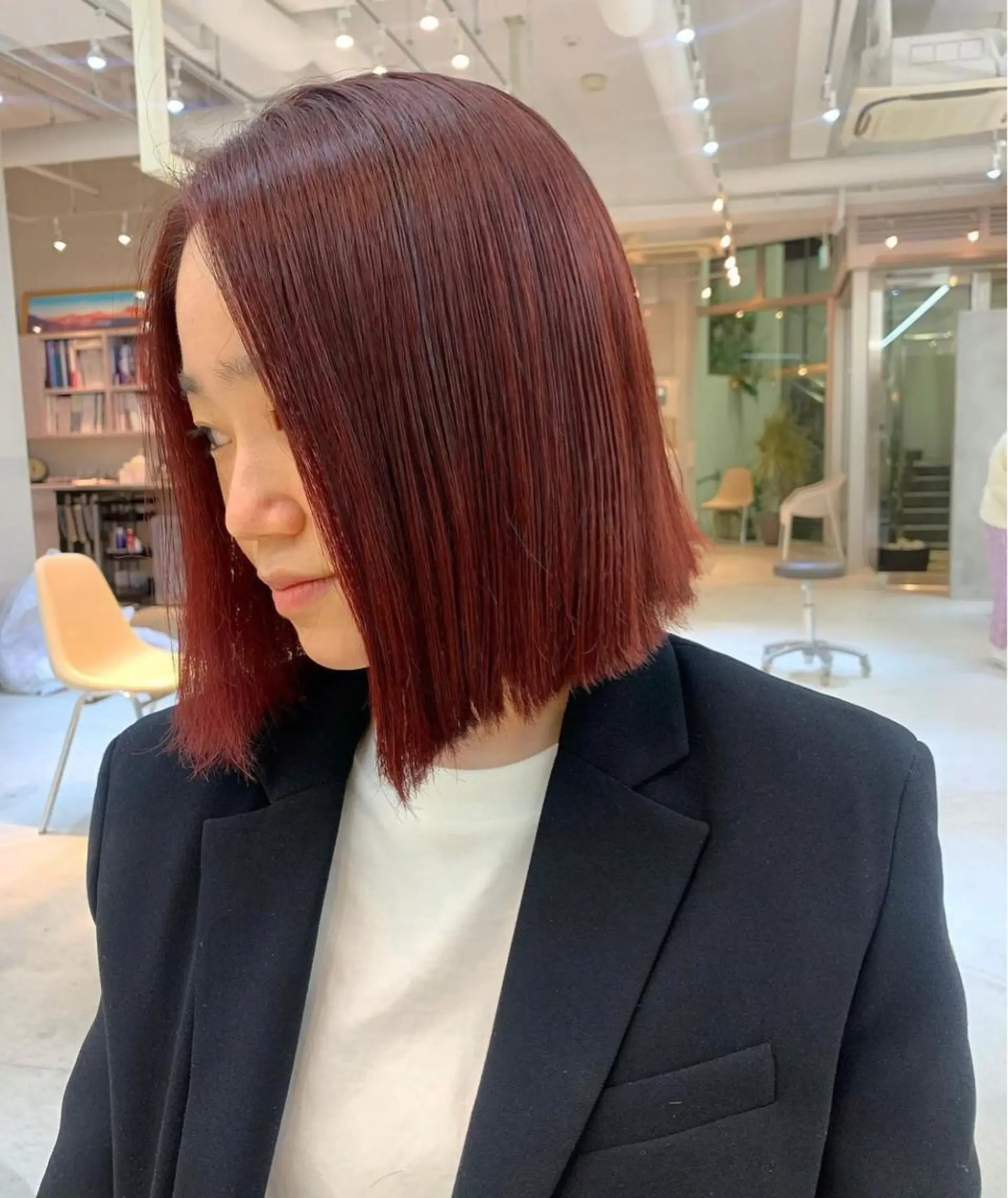 ロング カラー ヘアカラー haco＋所属・圧倒的デザイン力 店長🎨RENAのヘアスタイル