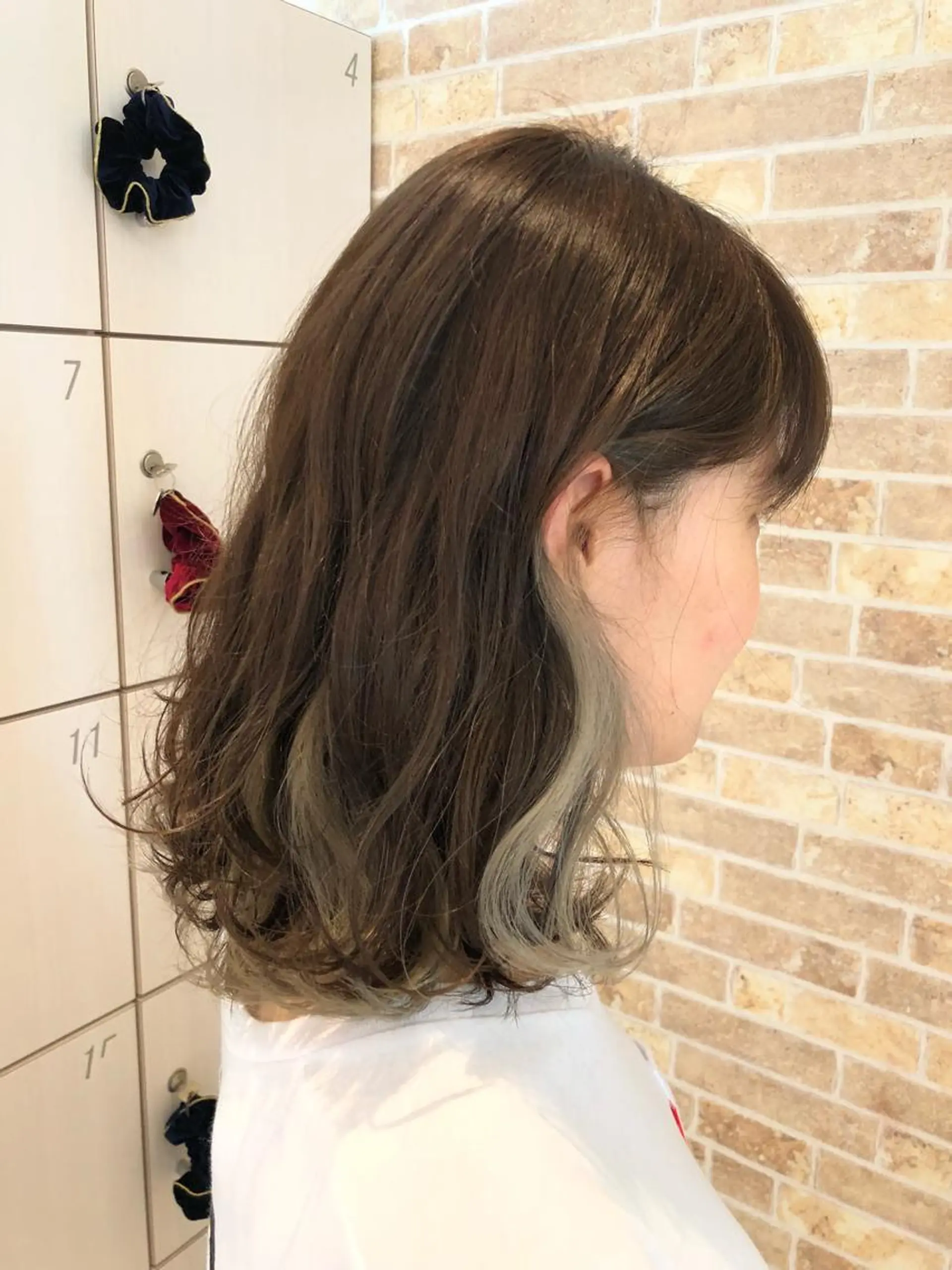ミディアム 福元 保雄のヘアスタイル