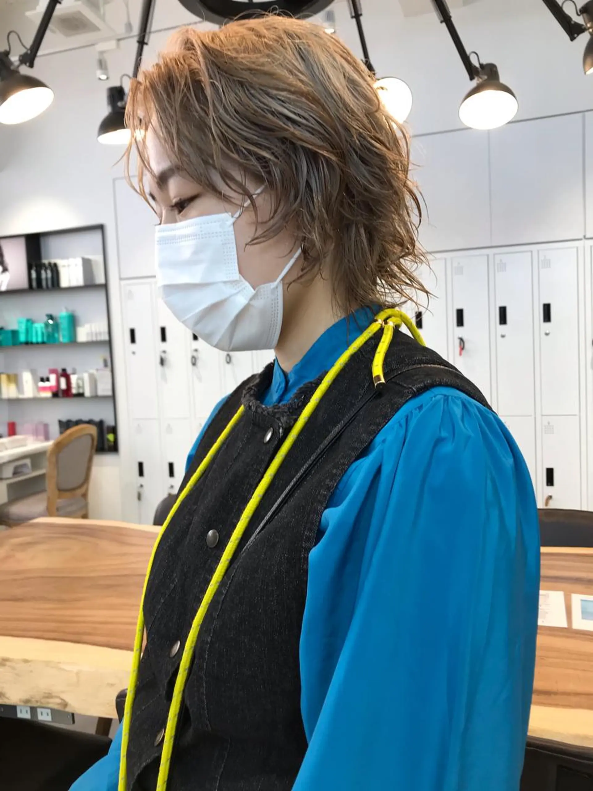 ショート カラー ヘアカラー 🇰🇷カルマパーマ kaito🇰🇷のヘアスタイル