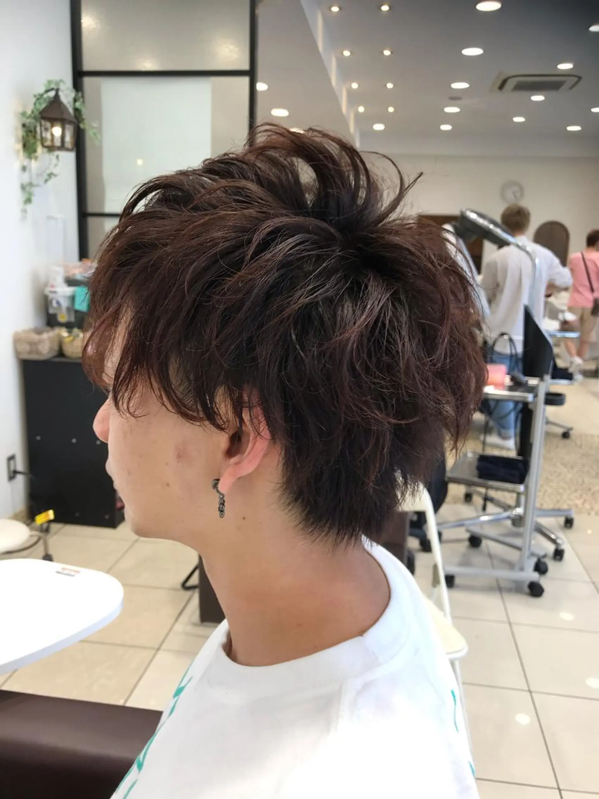 ショート カット パーマ 中野 克也のヘアスタイル