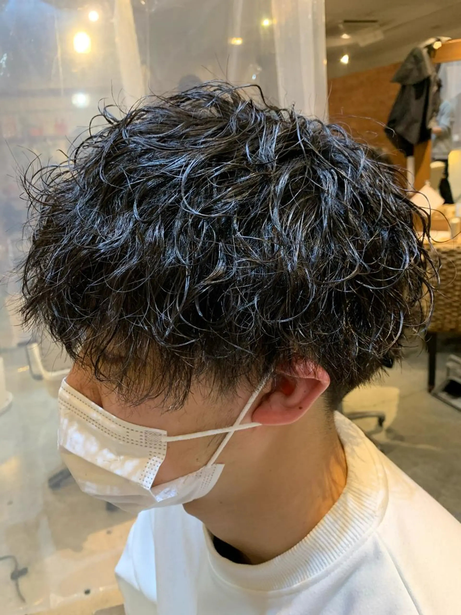 パーマ メンズ putri 副店長 岸本　拓真のヘアスタイル
