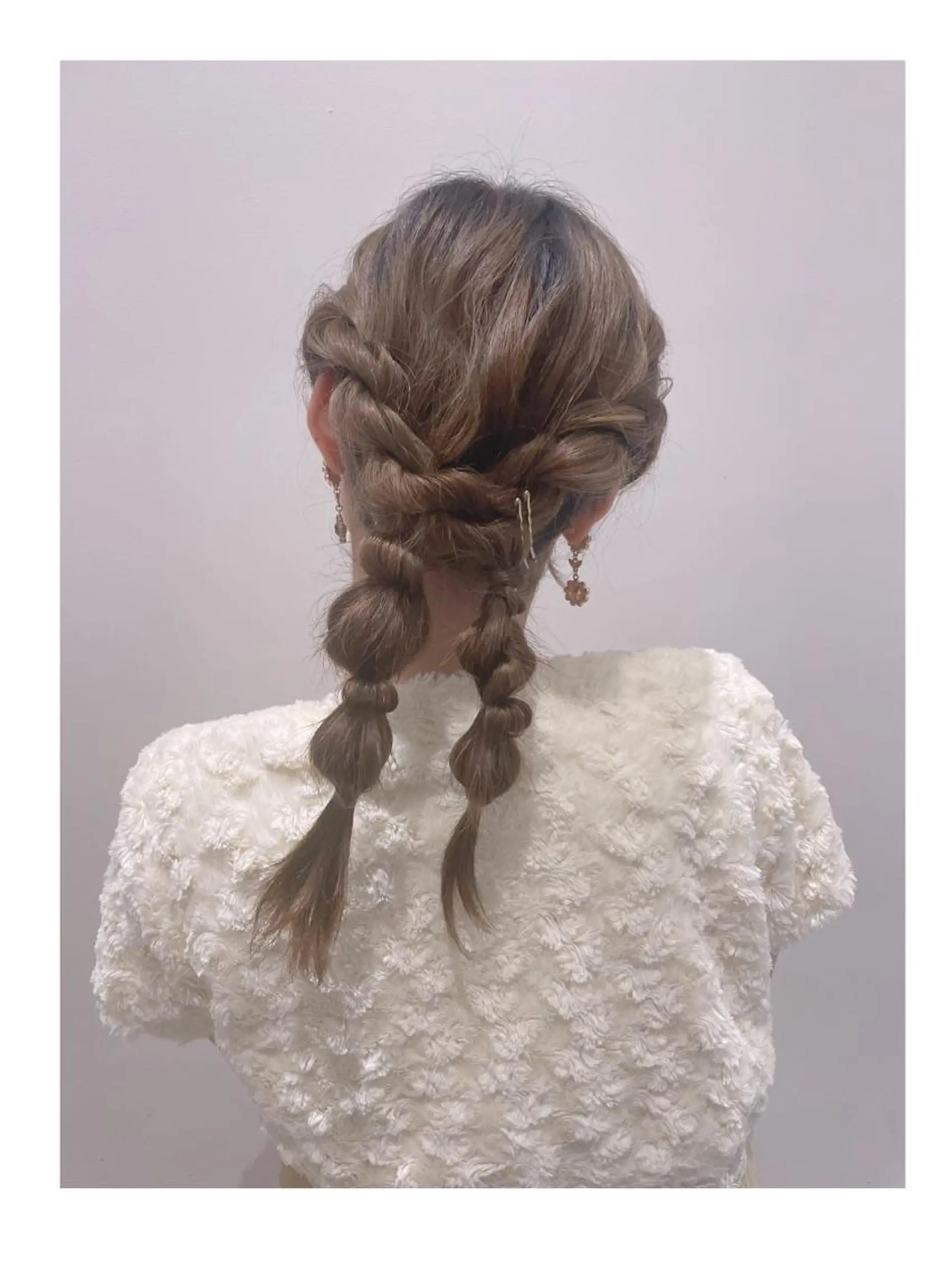 ヘアアレンジ ヘアセット 佐々木 芽衣のヘアスタイル