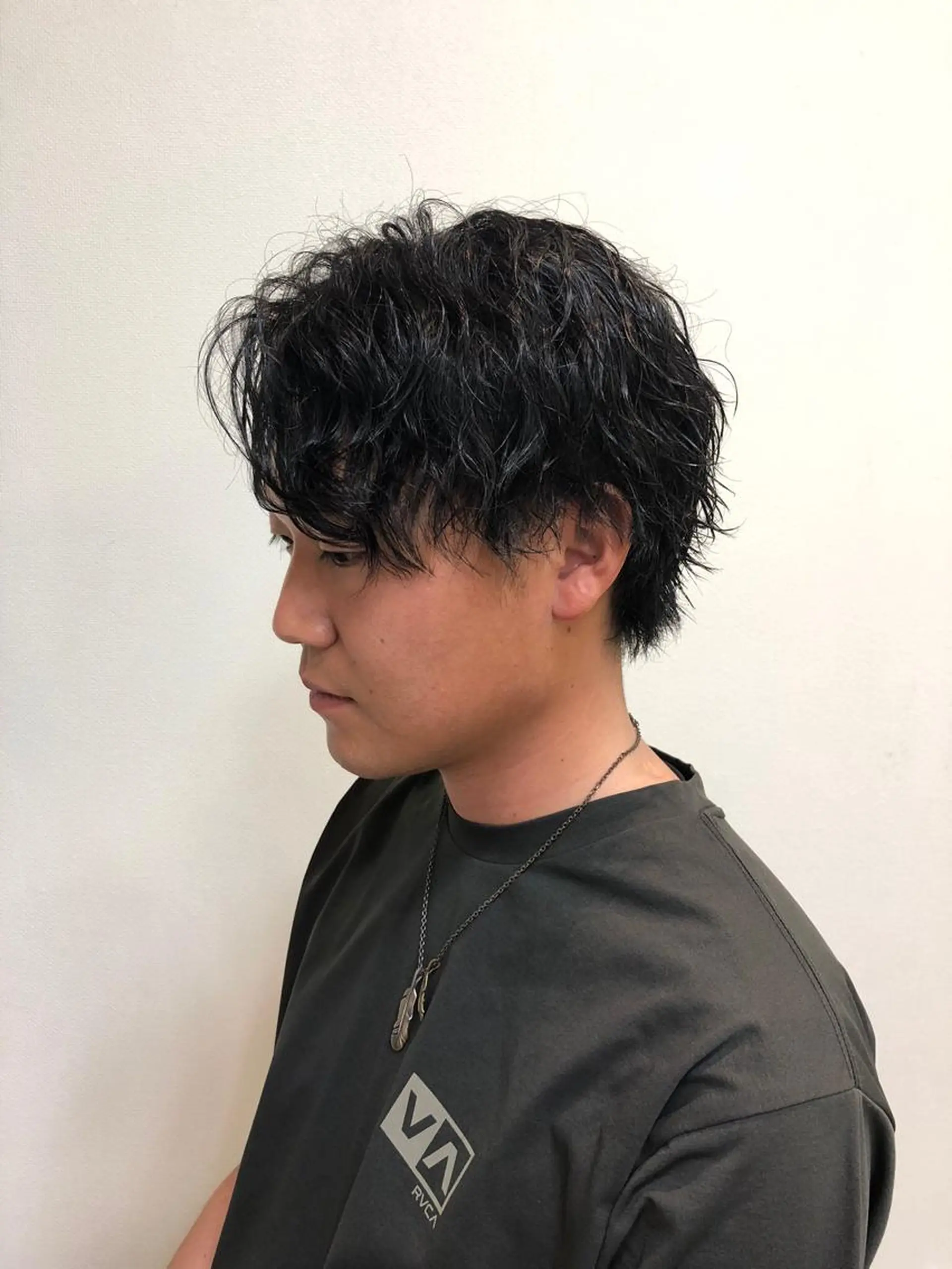 ショート カラー パーマ ヘアアレンジ メンズ ❣️倉敷❣️美髪 カラー能登一成のヘアスタイル