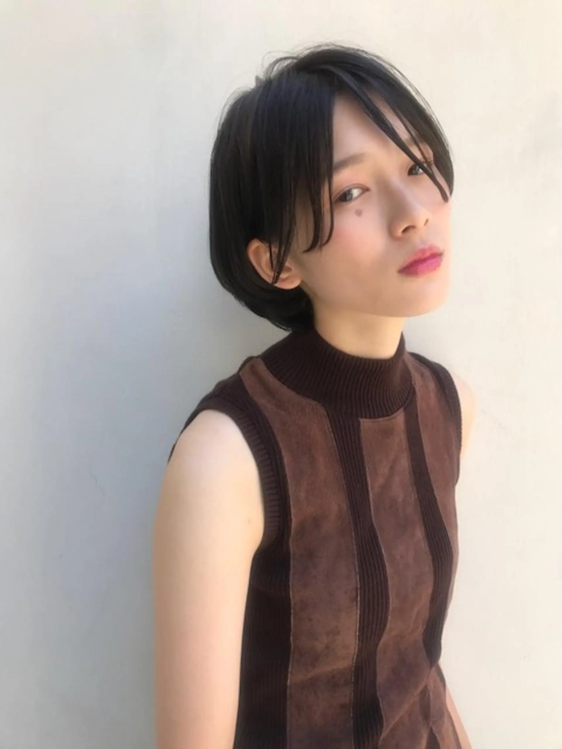 ショート カラー パーマ 羽田 ひろむのヘアスタイル