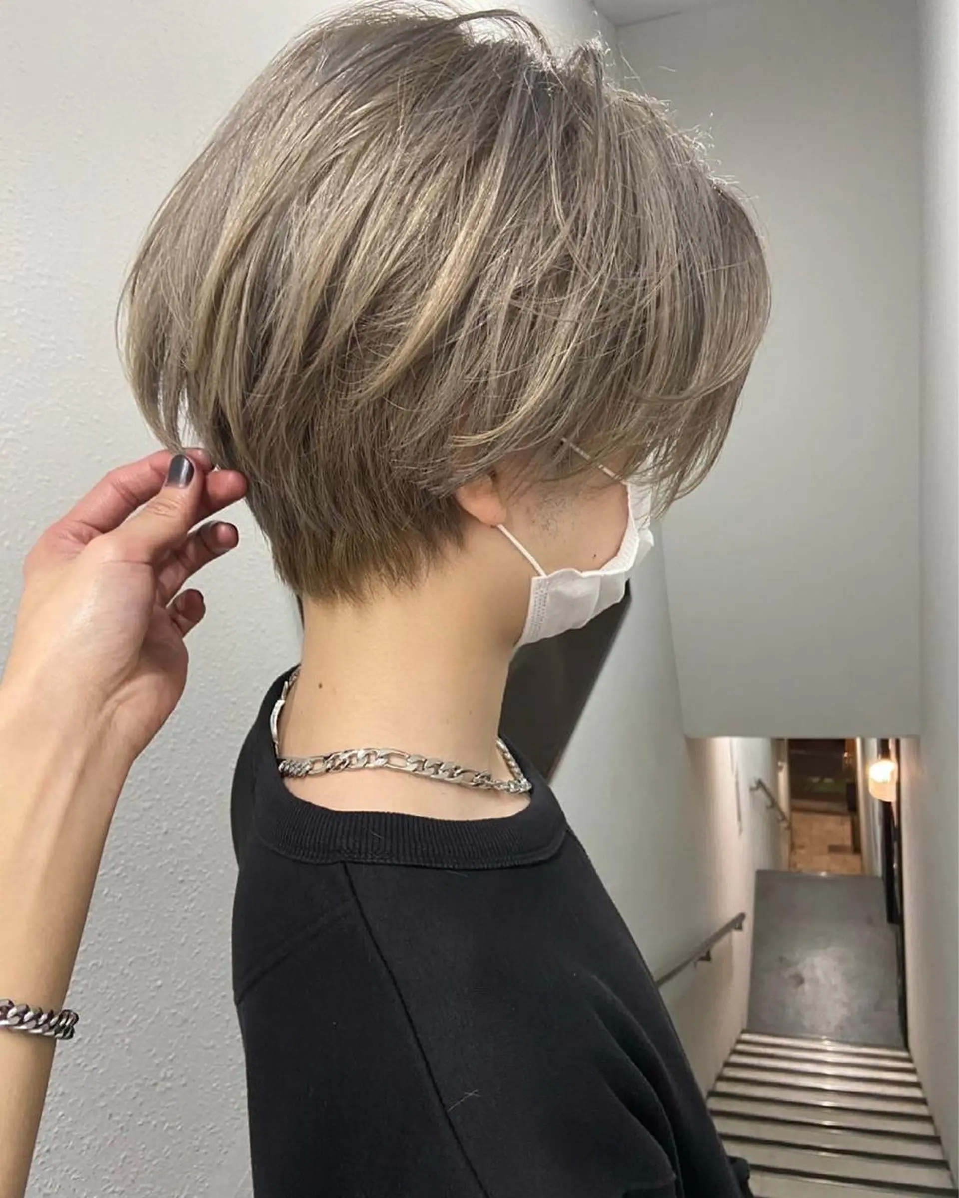 カラー メンズ カット ヘアカラー トリートメント 💗レイヤーショート ボブ艶髪/竜也💗のヘアスタイル