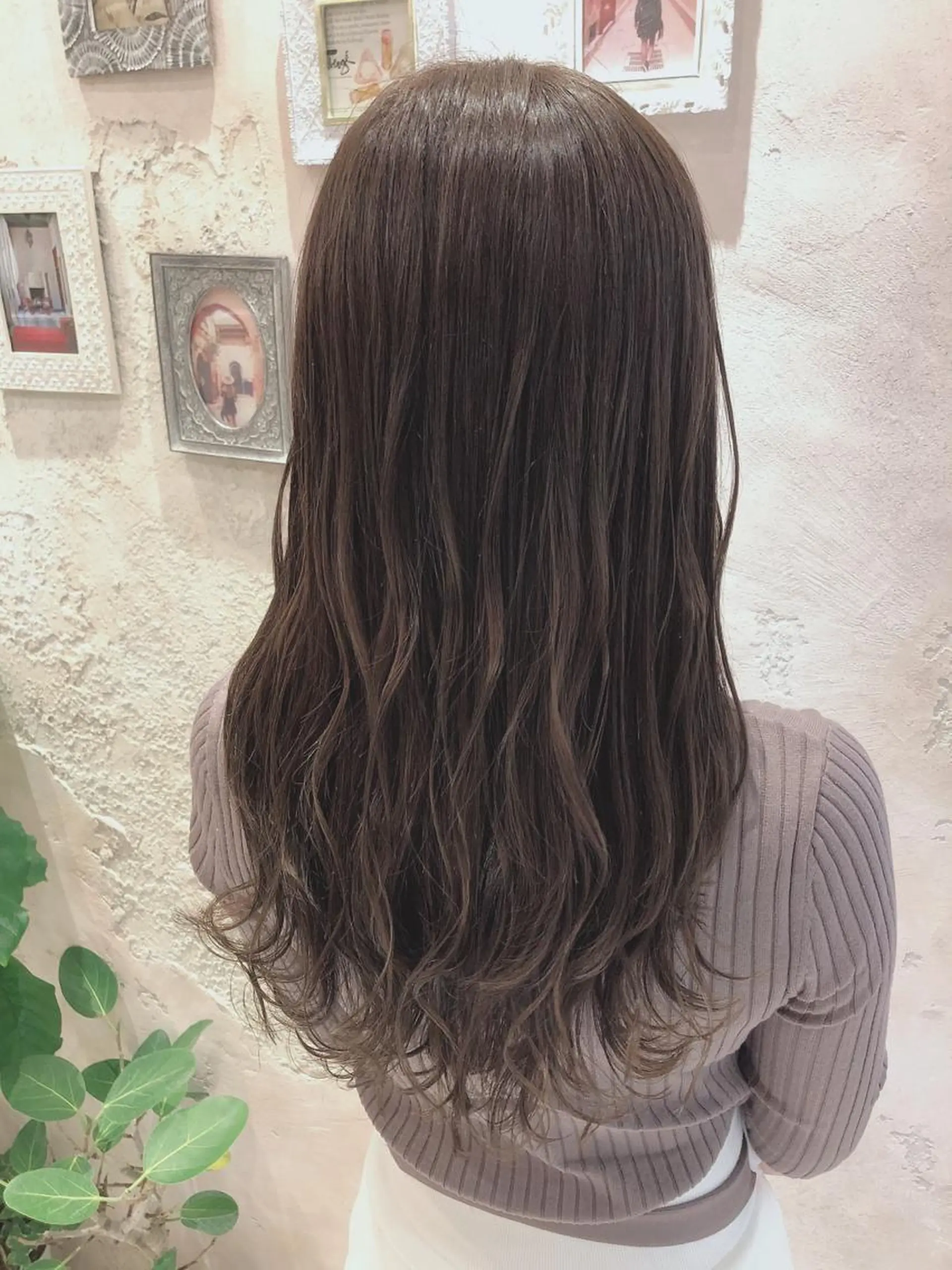 ミディアム カット ヘアカラー トリートメント 代表山口ひな 髪質改善のプロのヘアスタイル