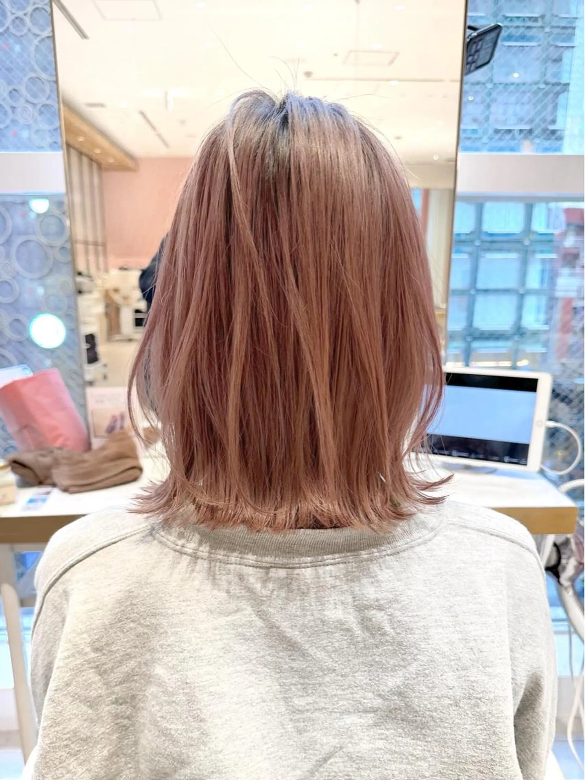 ミディアム カラー パーマ ヘアアレンジ レイヤーカット/ボブ /縮毛矯正✨大輝のヘアスタイル