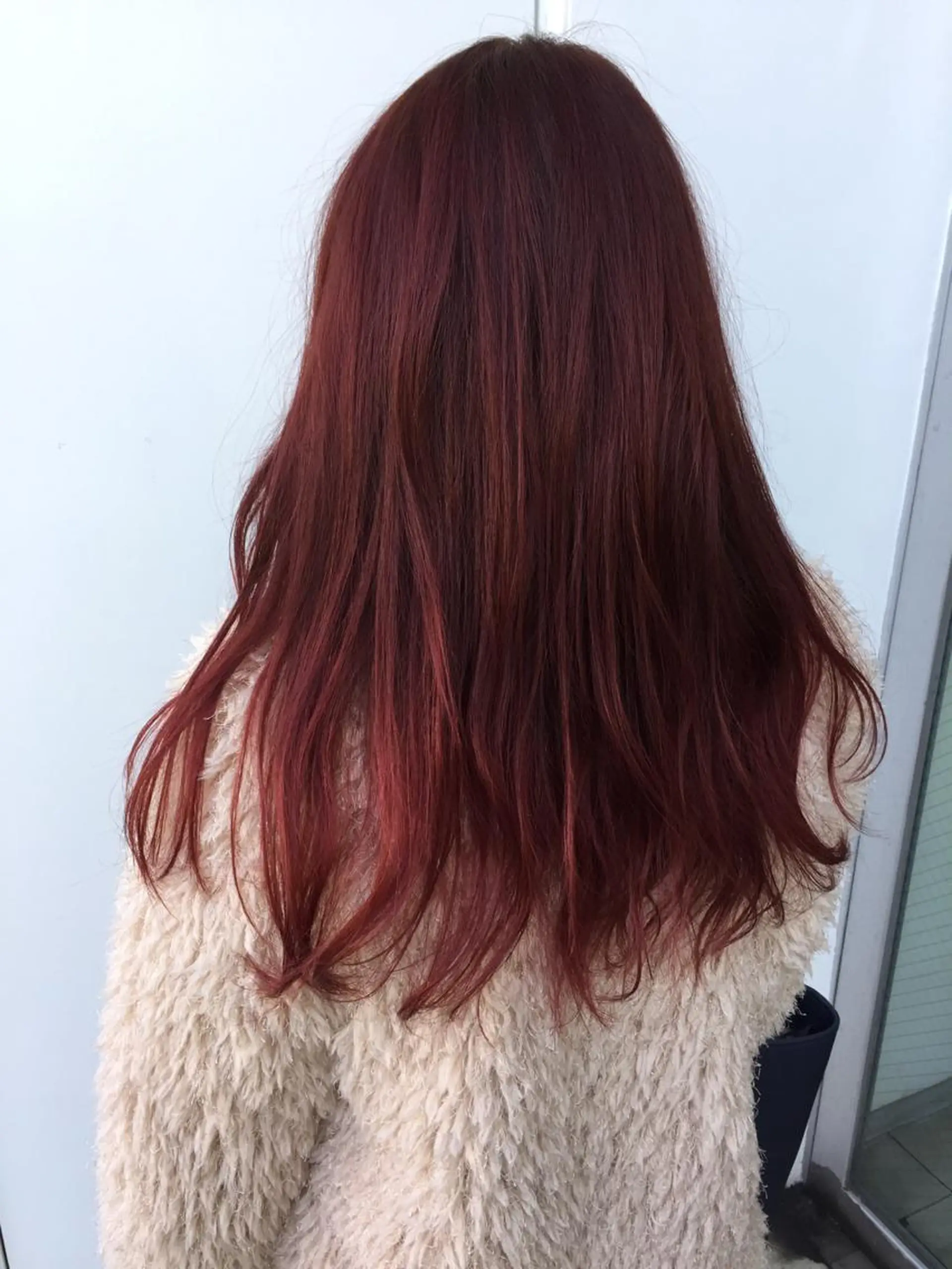 セミロング ロング カラー ピンクカラー 武田 久司のヘアスタイル