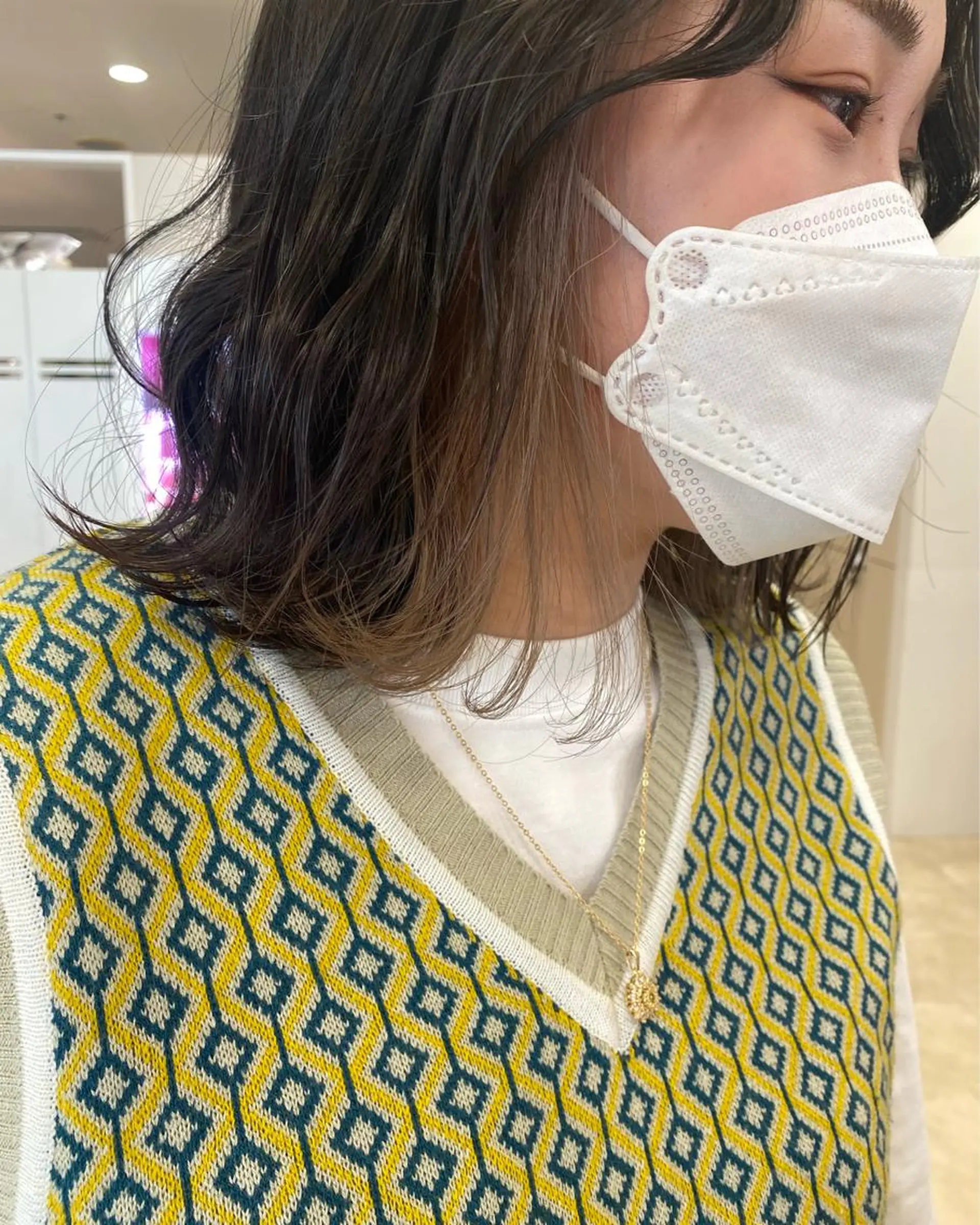 ショート カラー ヘアカラー トリートメント ヘアセット ハイトーン/ウルフ /レイヤー/坂野幸伸のヘアスタイル