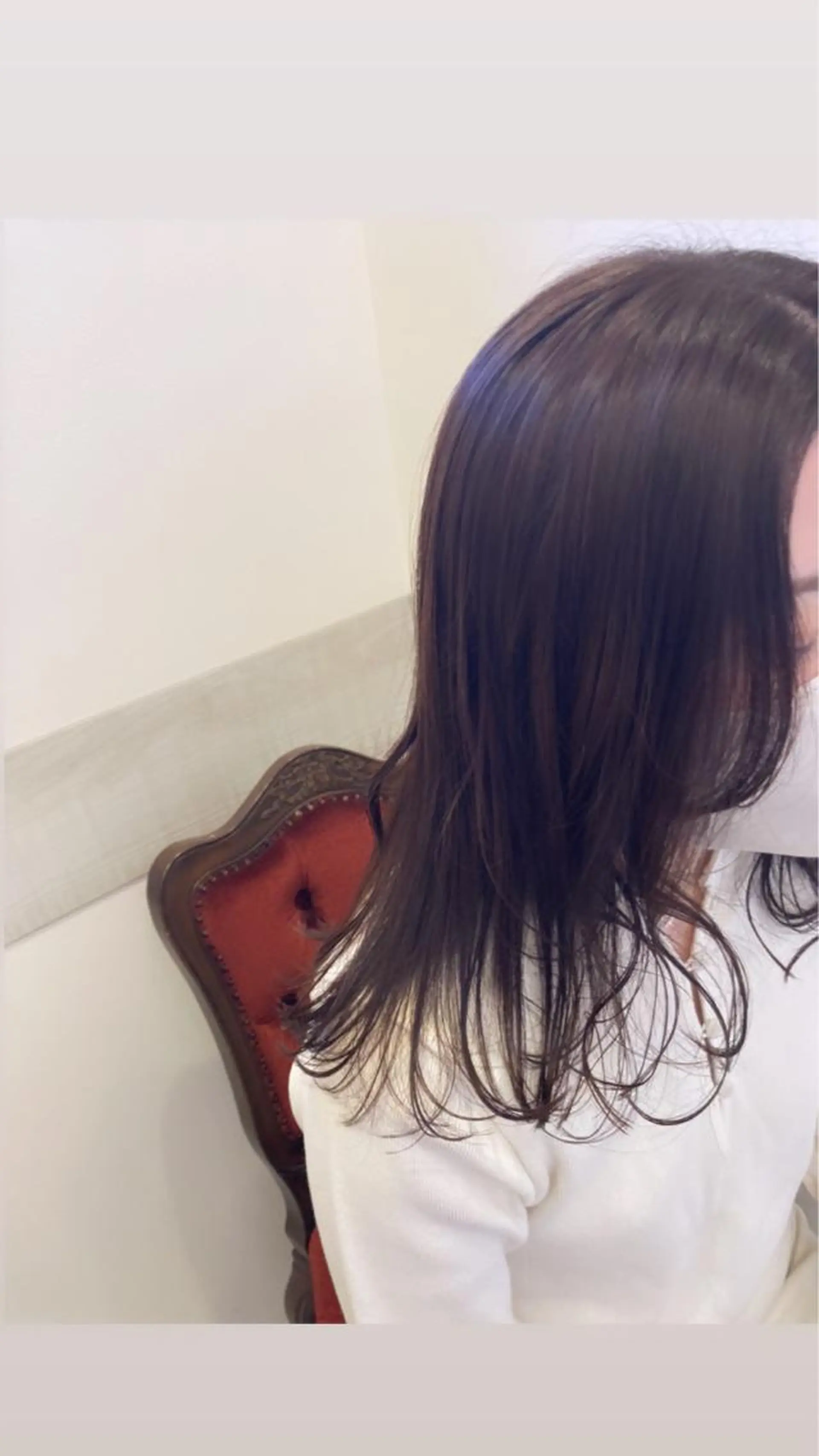 セミロング レイヤーカット ルシードスタイル クリザンテーム所属・佐藤 睦月のヘアスタイル