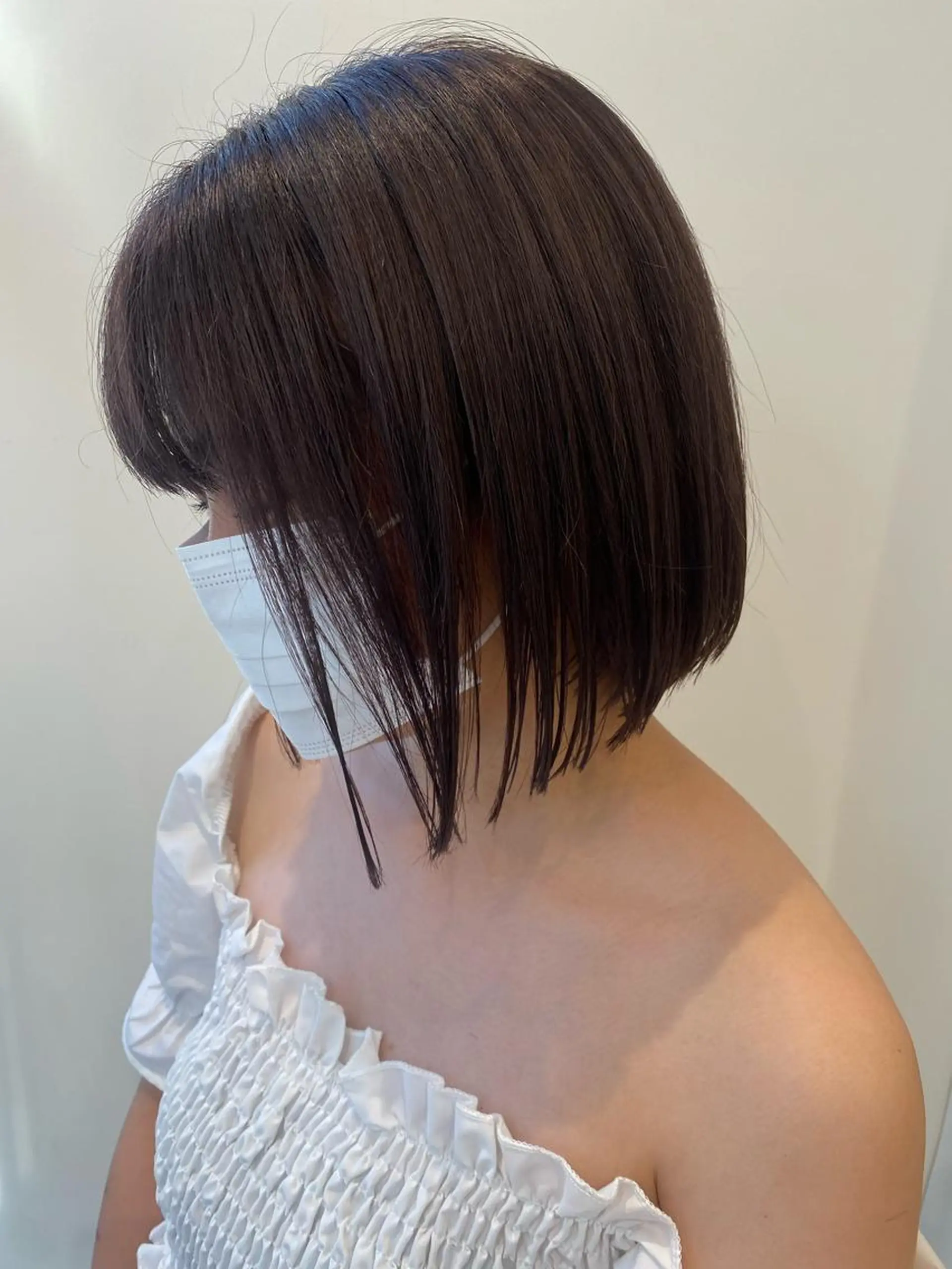 ショート カラー グレージュ ラベンダーカラー ラベンダーグレージュ ラベンダーグレー ヘアカラー トリートメント ベージュ/インナー カラー🤍Rieのヘアスタイル
