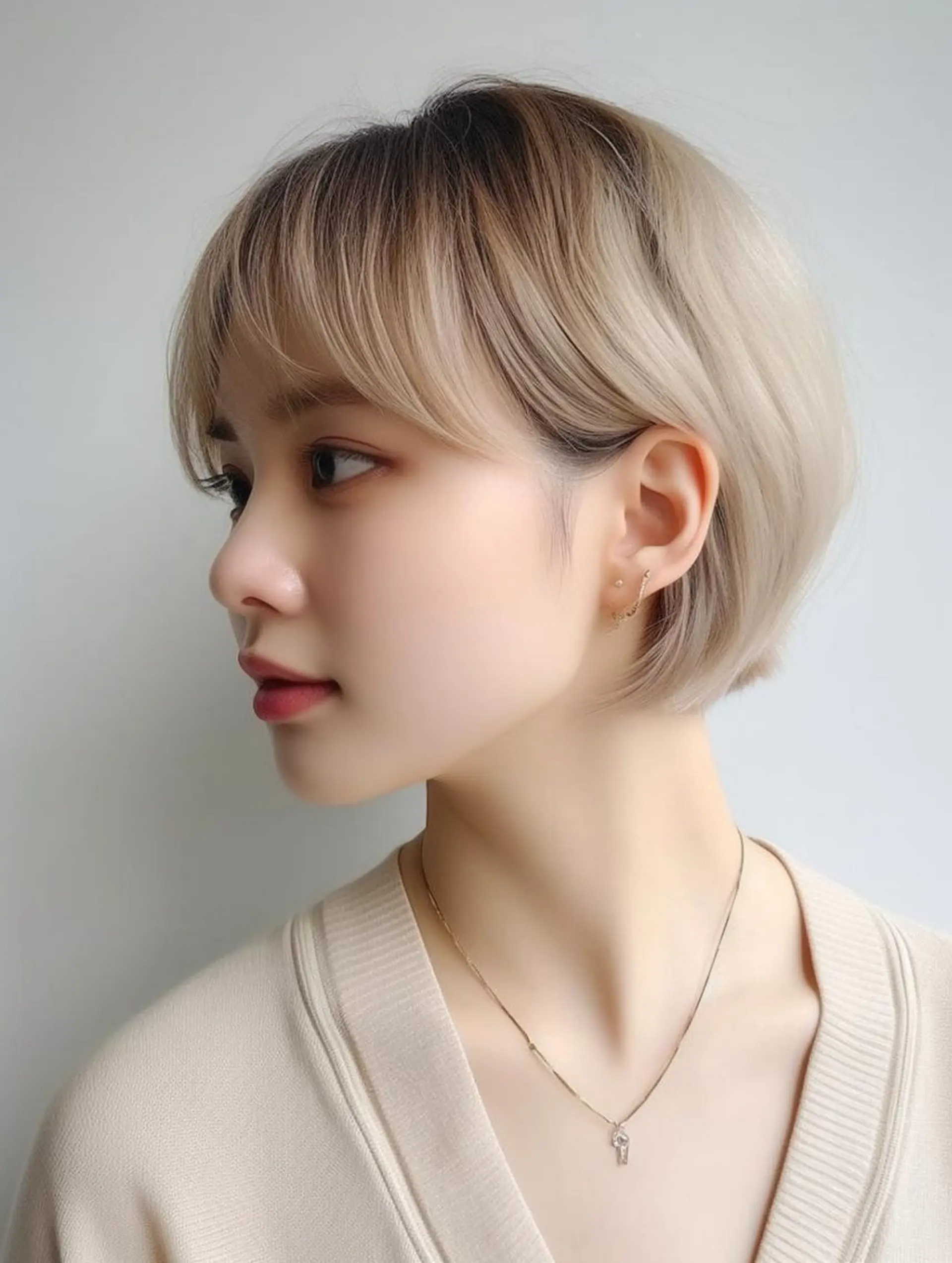 ショート カラー Lehm所属・表参道/さあ や/大人ナチュラルのヘアスタイル