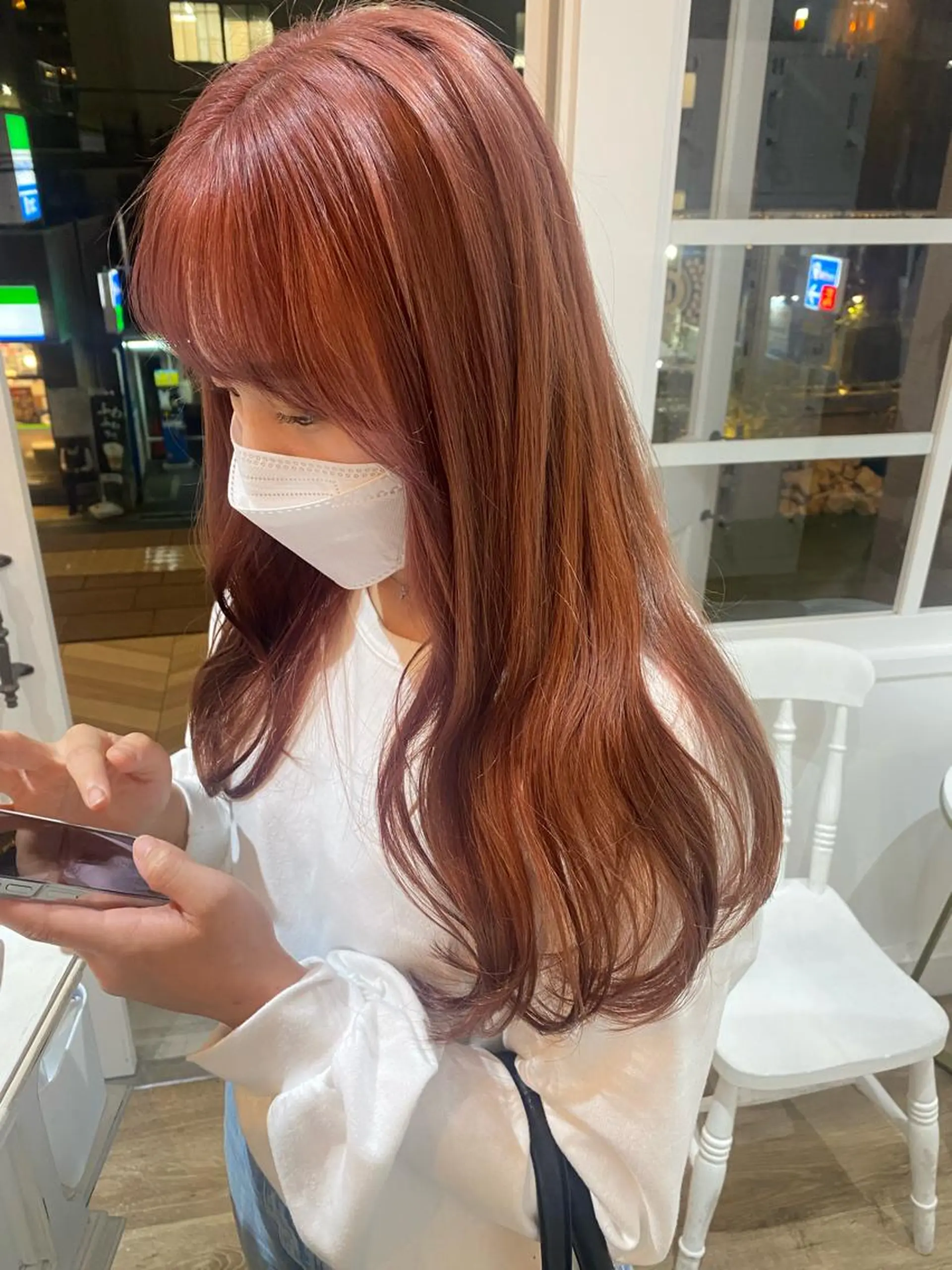 ロング カラー 韓国×髪質改善カラー 💎hinaのヘアスタイル