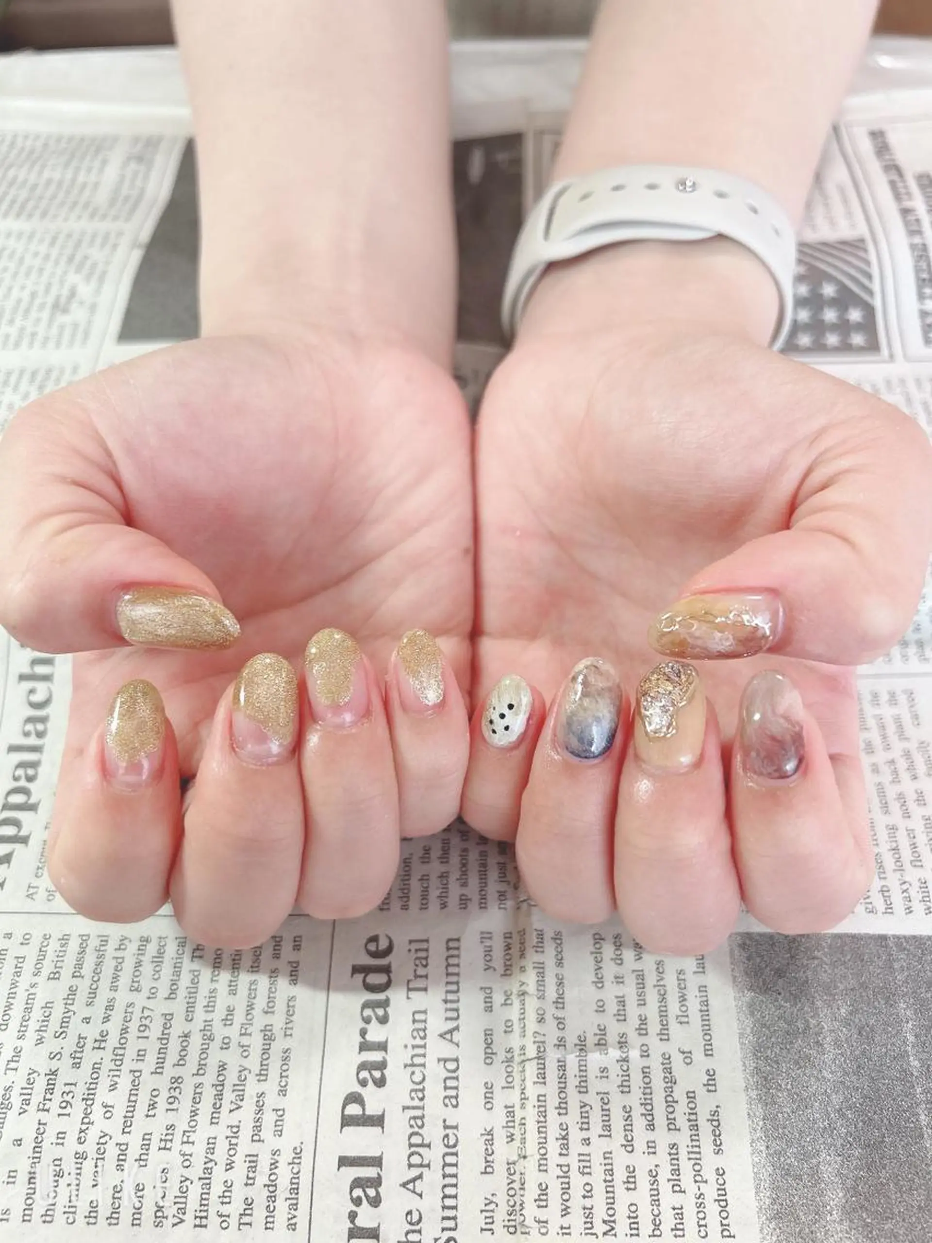 ネイル ハンドネイル ハンドケア 森山 舞のネイルデザイン