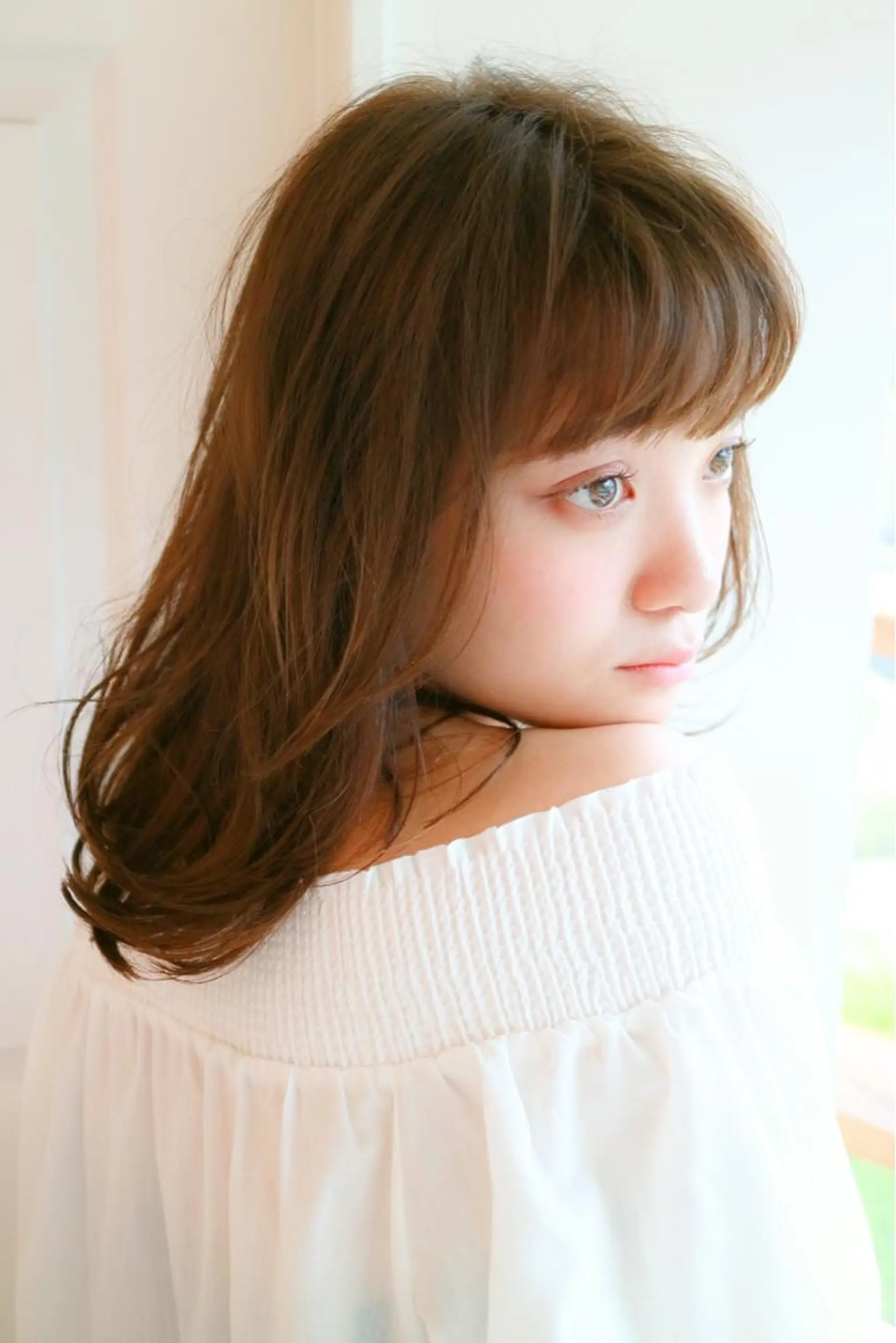 セミロング カラー パーマ ヘアアレンジ JYUNESU OMOTESANDO所属・【店長】 マツモトタクヤのヘアスタイル