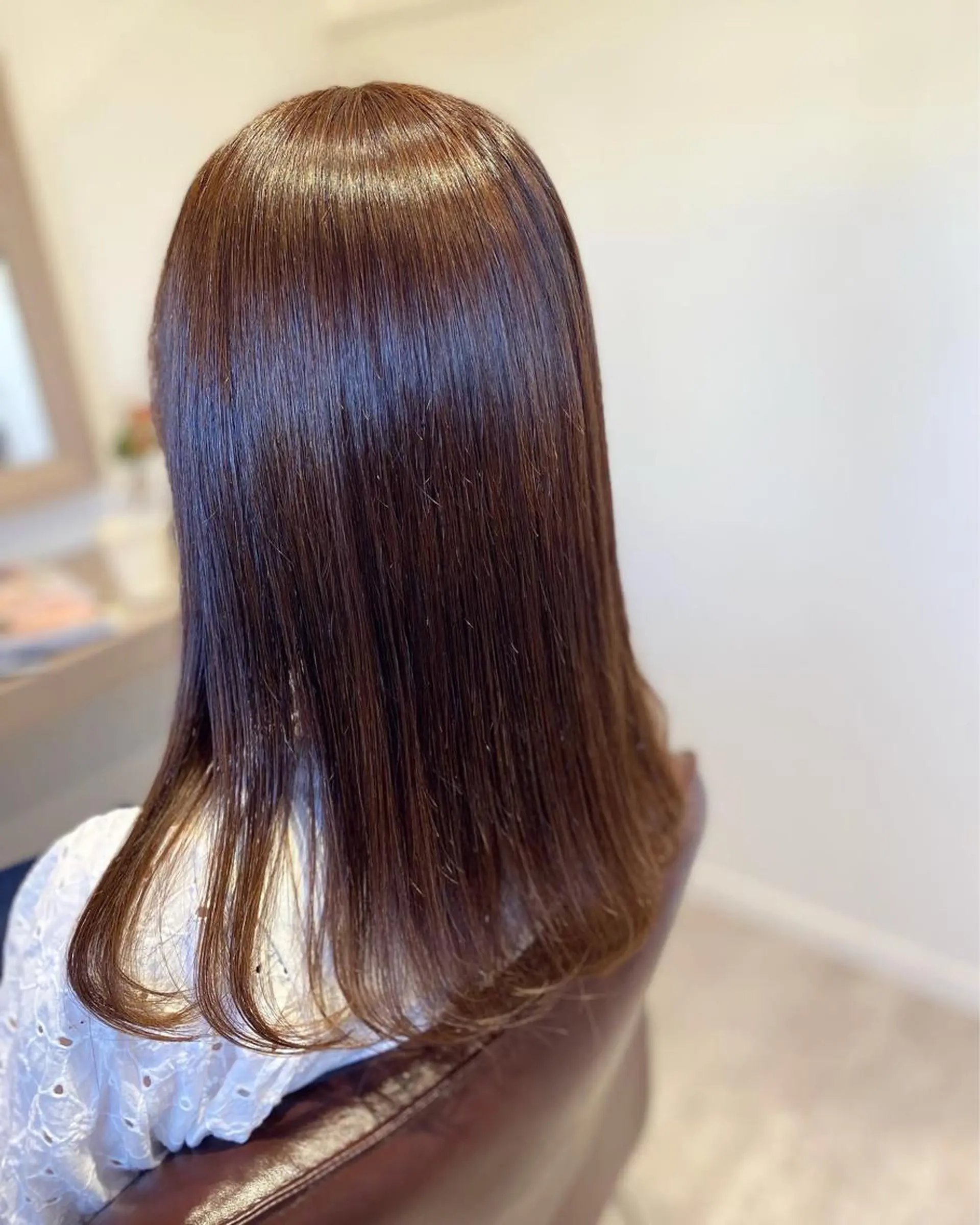 ロング カラー 髪質改善 カット ヘアカラー トリートメント 荒木 ひろかのヘアスタイル