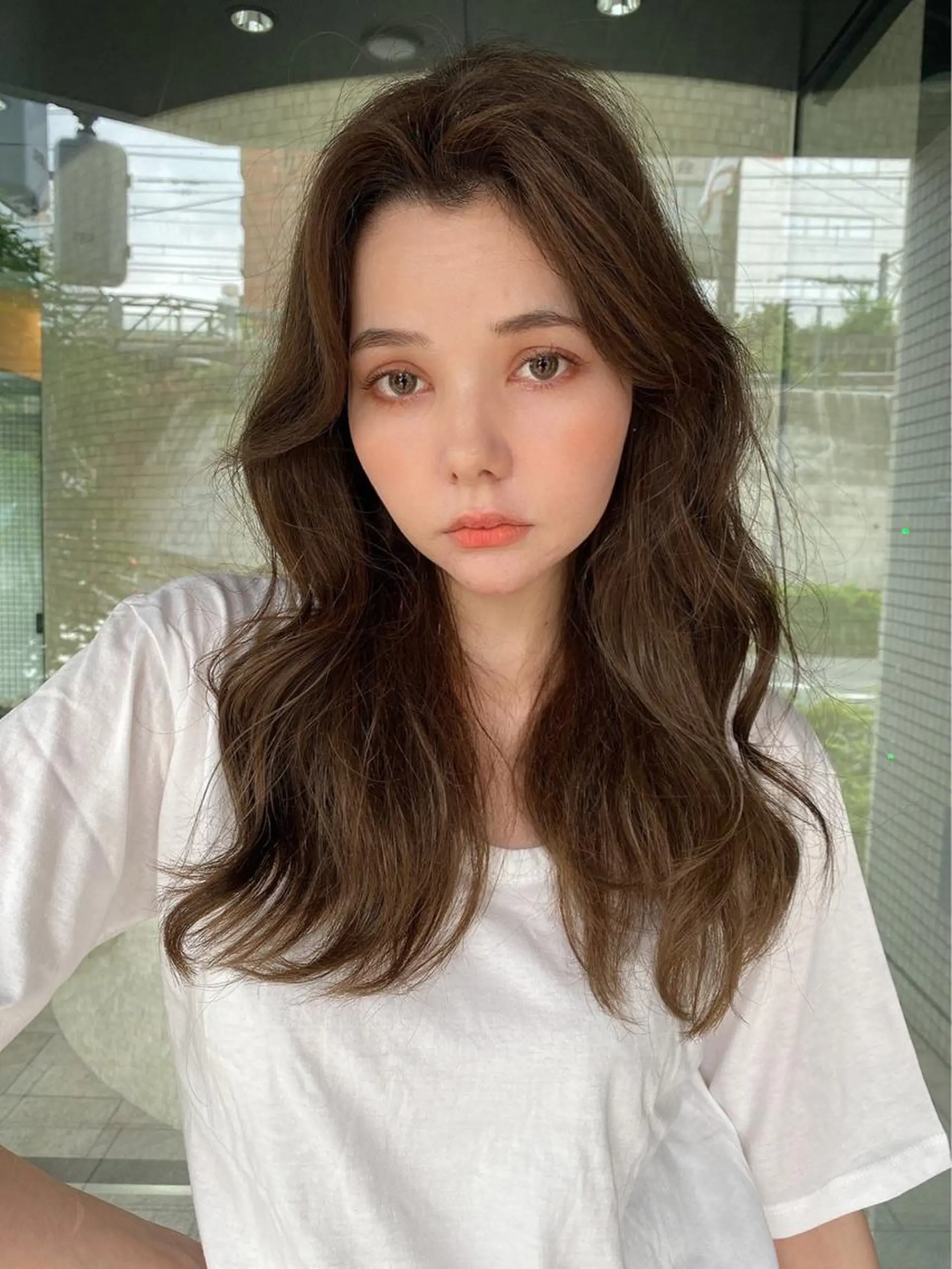 ロング カラー 似合わせ/小顔/ 韓国✨KAITOのヘアスタイル