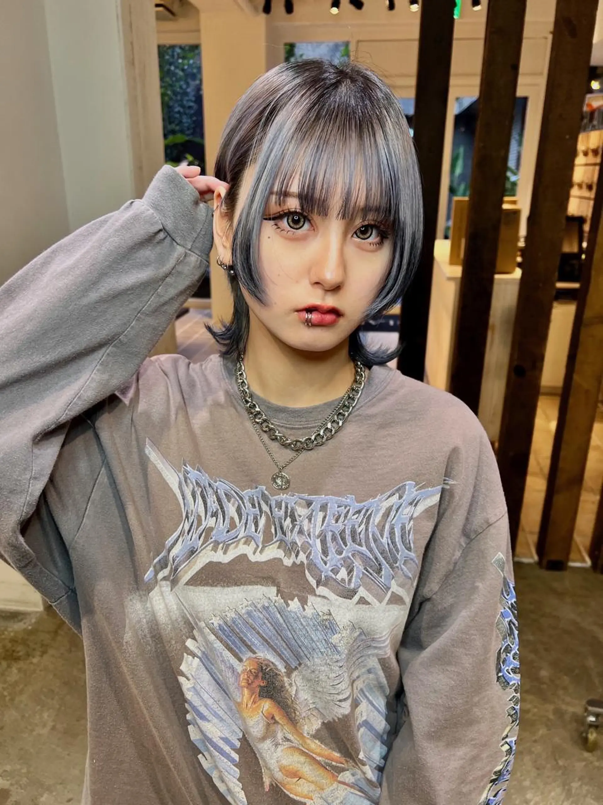 ショート 【ロングウルフカット 姫カット】伊藤裕哉のヘアスタイル