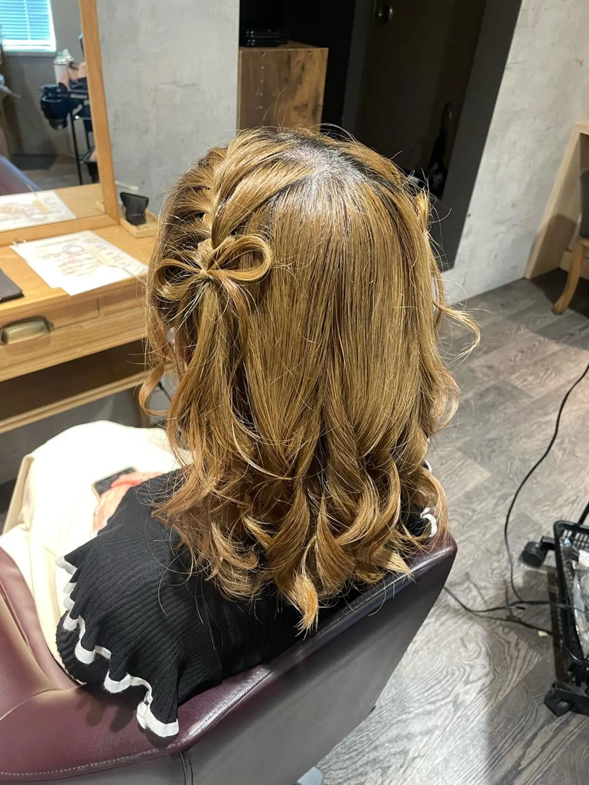 ミディアム ヘアセット 🦄艶カラー×韓国 NANA💎🐬のヘアスタイル