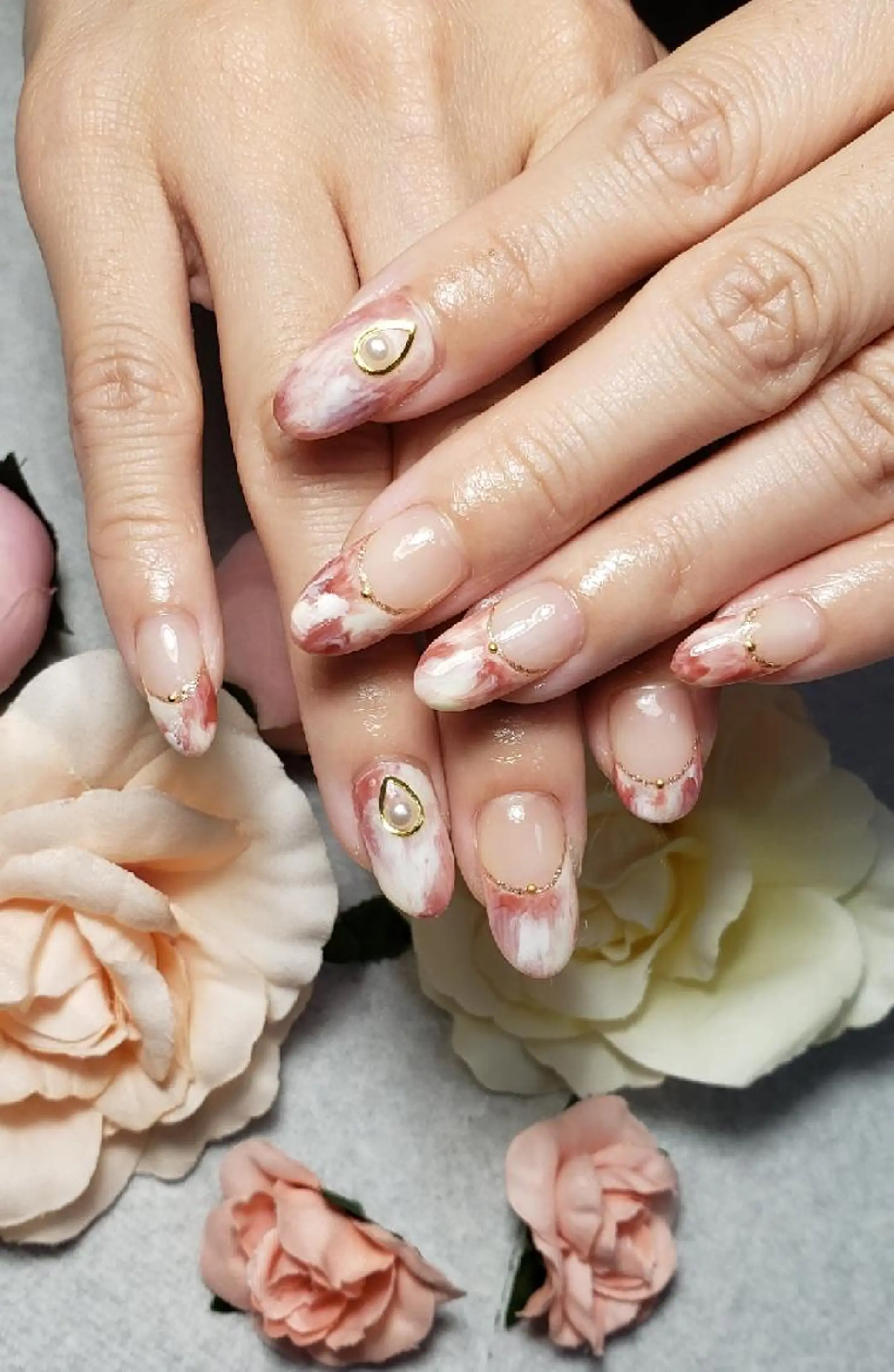 ネイル ハンドネイル ビジュード ネイルのネイルデザイン