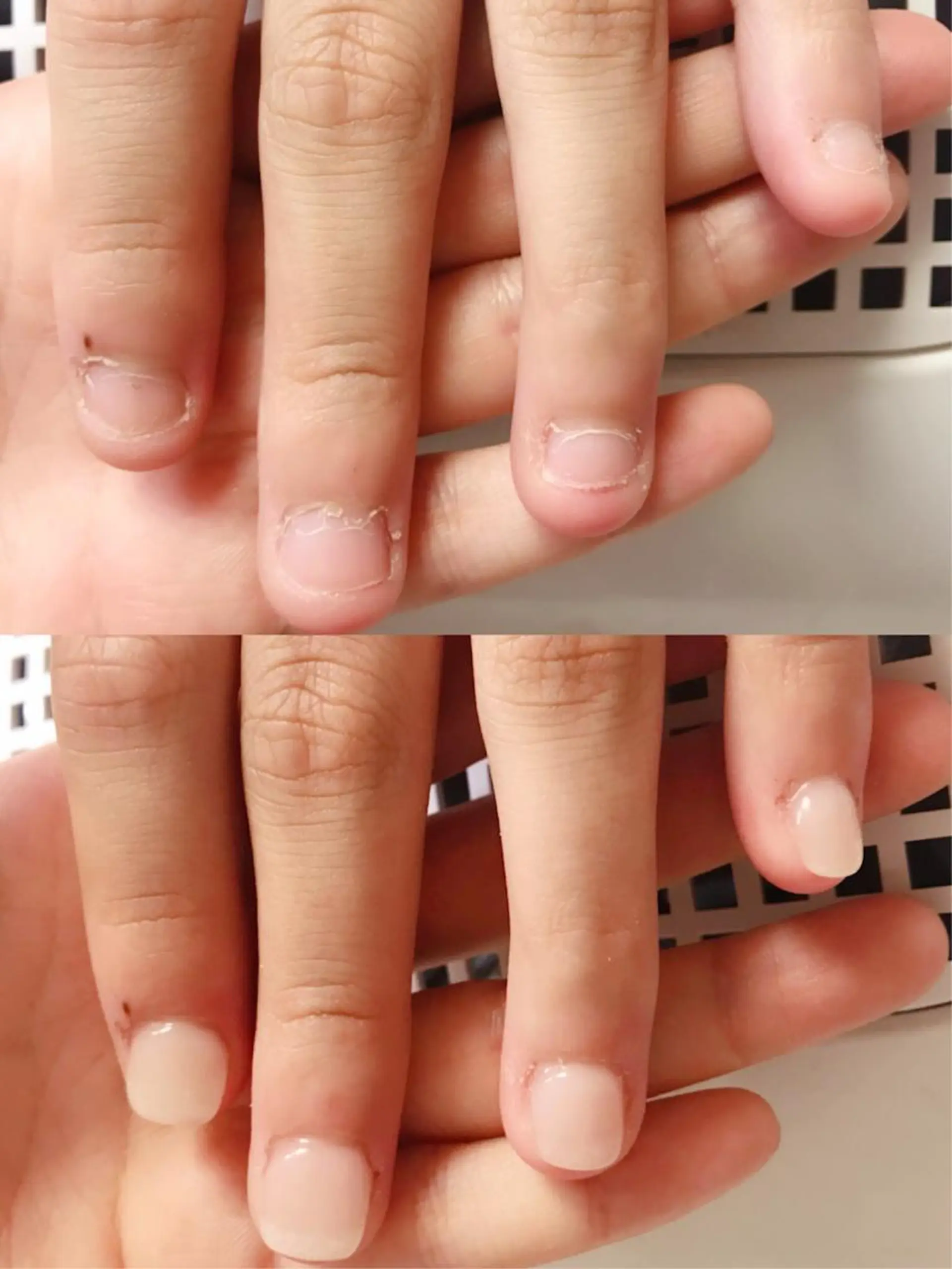 カラー ネイル 長さ出し Q Free nailsのネイルデザイン