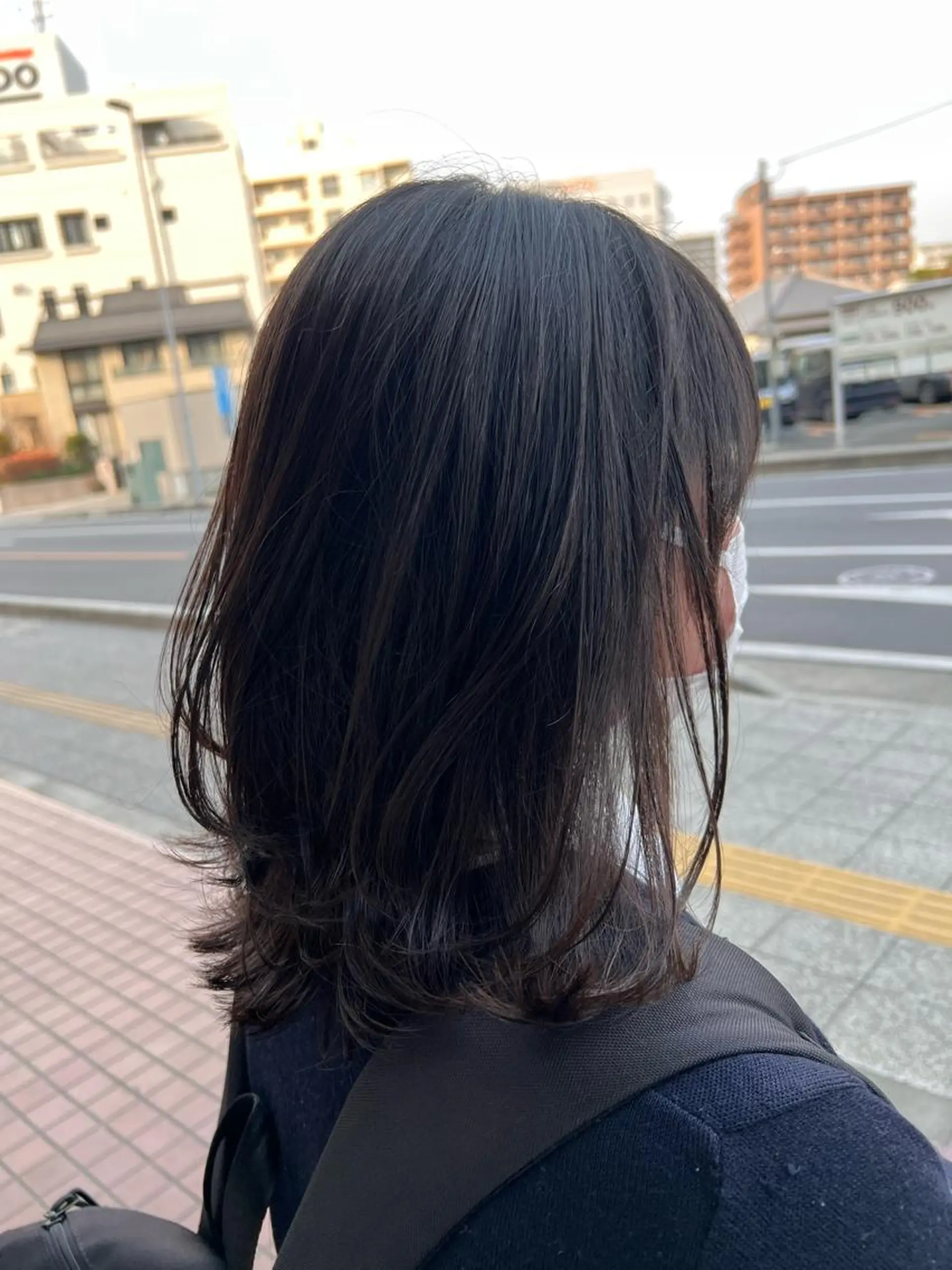 ミディアム 山崎 和花のヘアスタイル