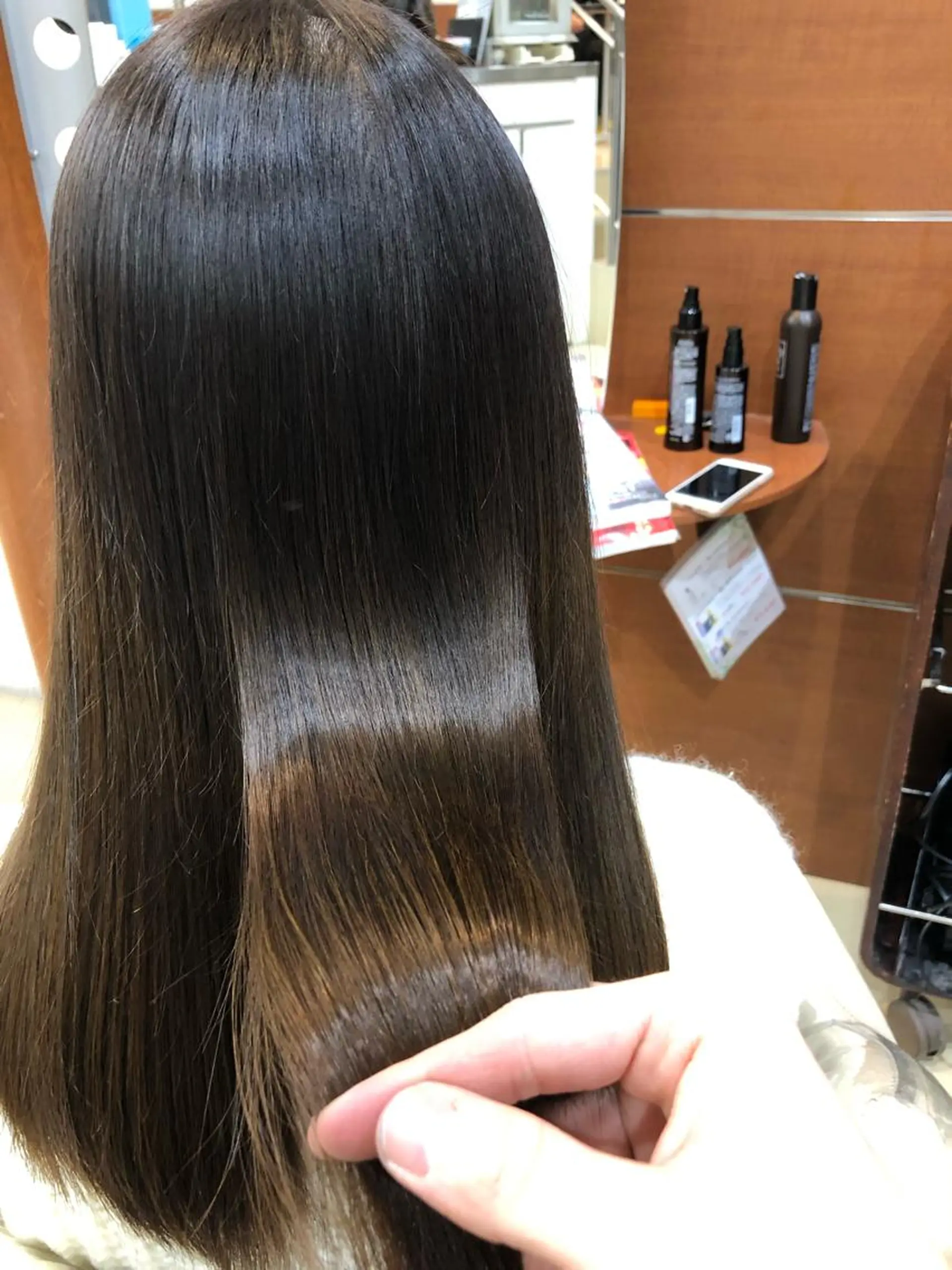 ロング 髪質改善 縮毛矯正 トリートメント トリートメント コテ巻き風パーマ/ 髪質改善/河島恭平のヘアスタイル