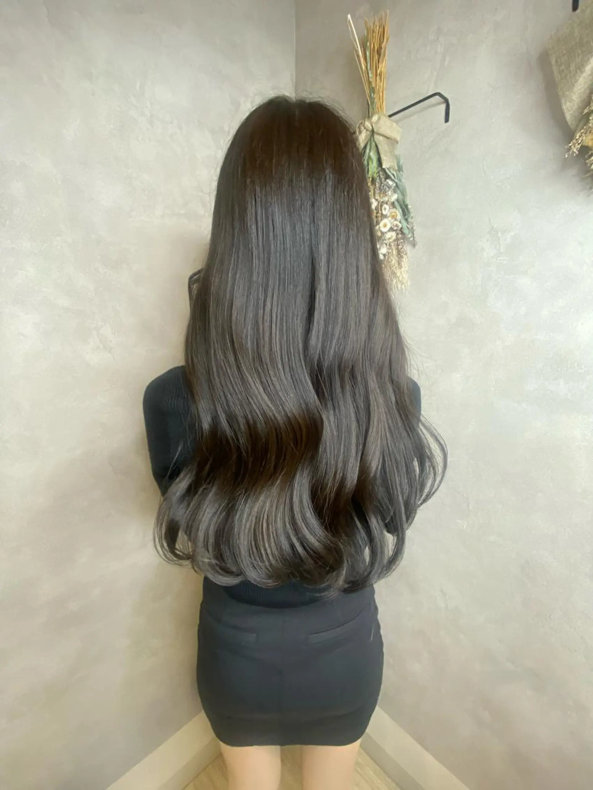 ロング カラー わかまつ　ももみ 🕊️/顔周りカットのヘアスタイル