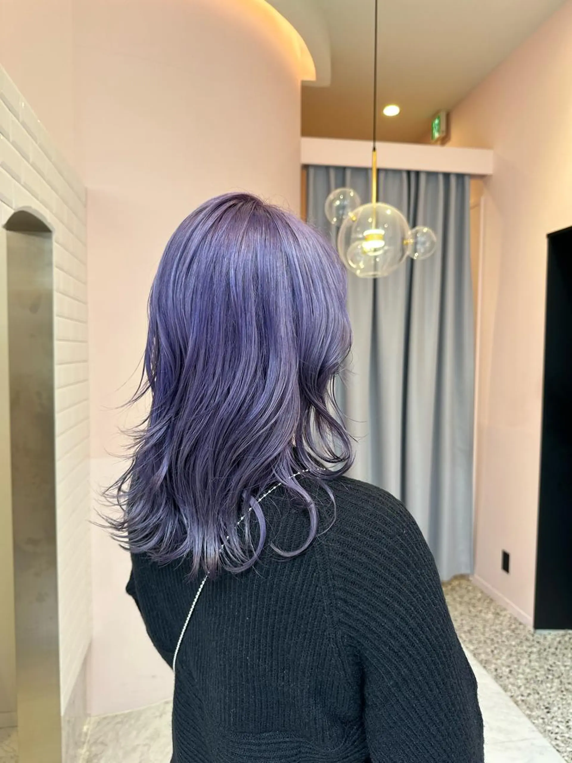 セミロング レイヤー/ハッシュ 渋谷/サッタのヘアスタイル