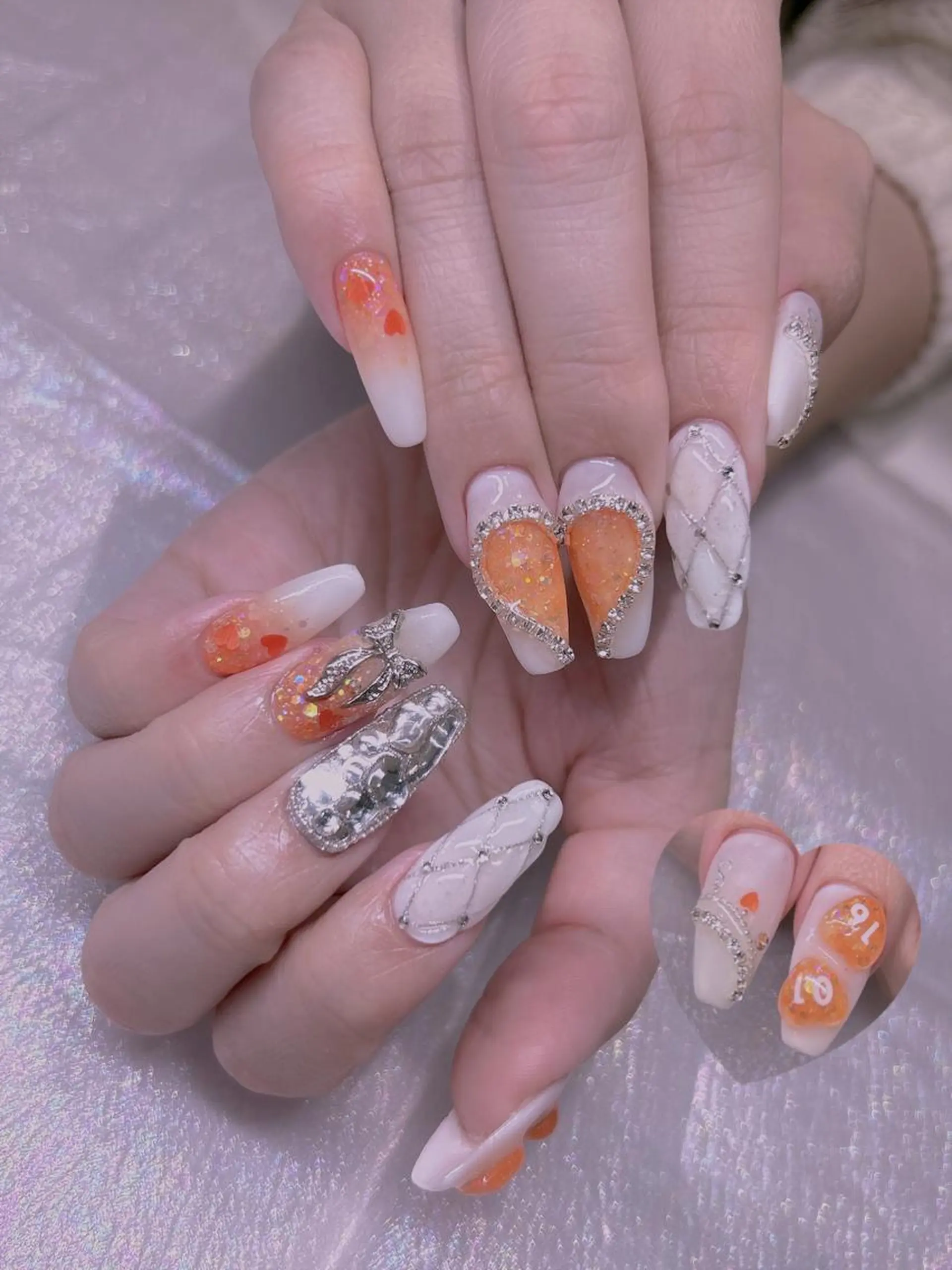 ネイル 長さだし専門店 M2　rikaのネイルデザイン