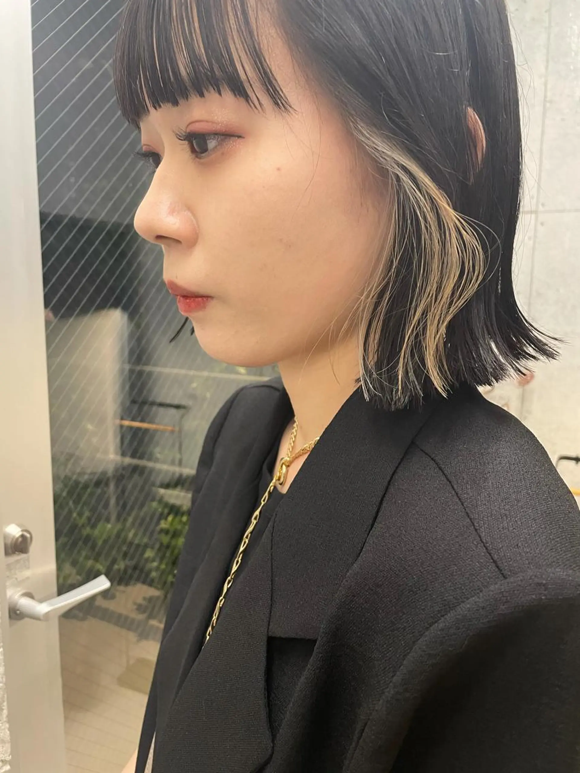 ショート カラー インナーカラー ボブ カット ヘアカラー トリートメント センスをお届けします 大谷将生INFPのヘアスタイル