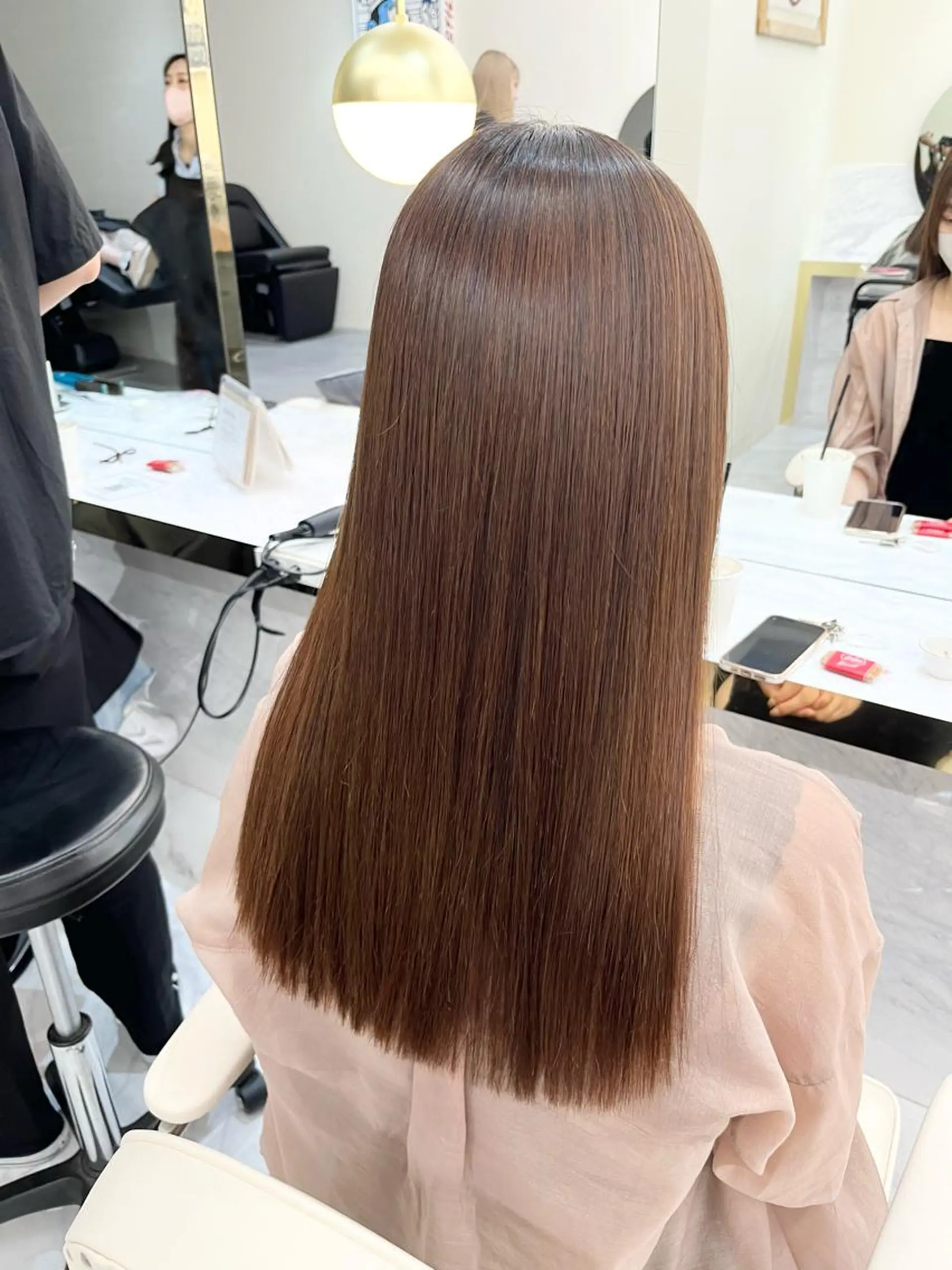 ロング 髪質改善縮毛矯正🫧 村上蒼生のヘアスタイル