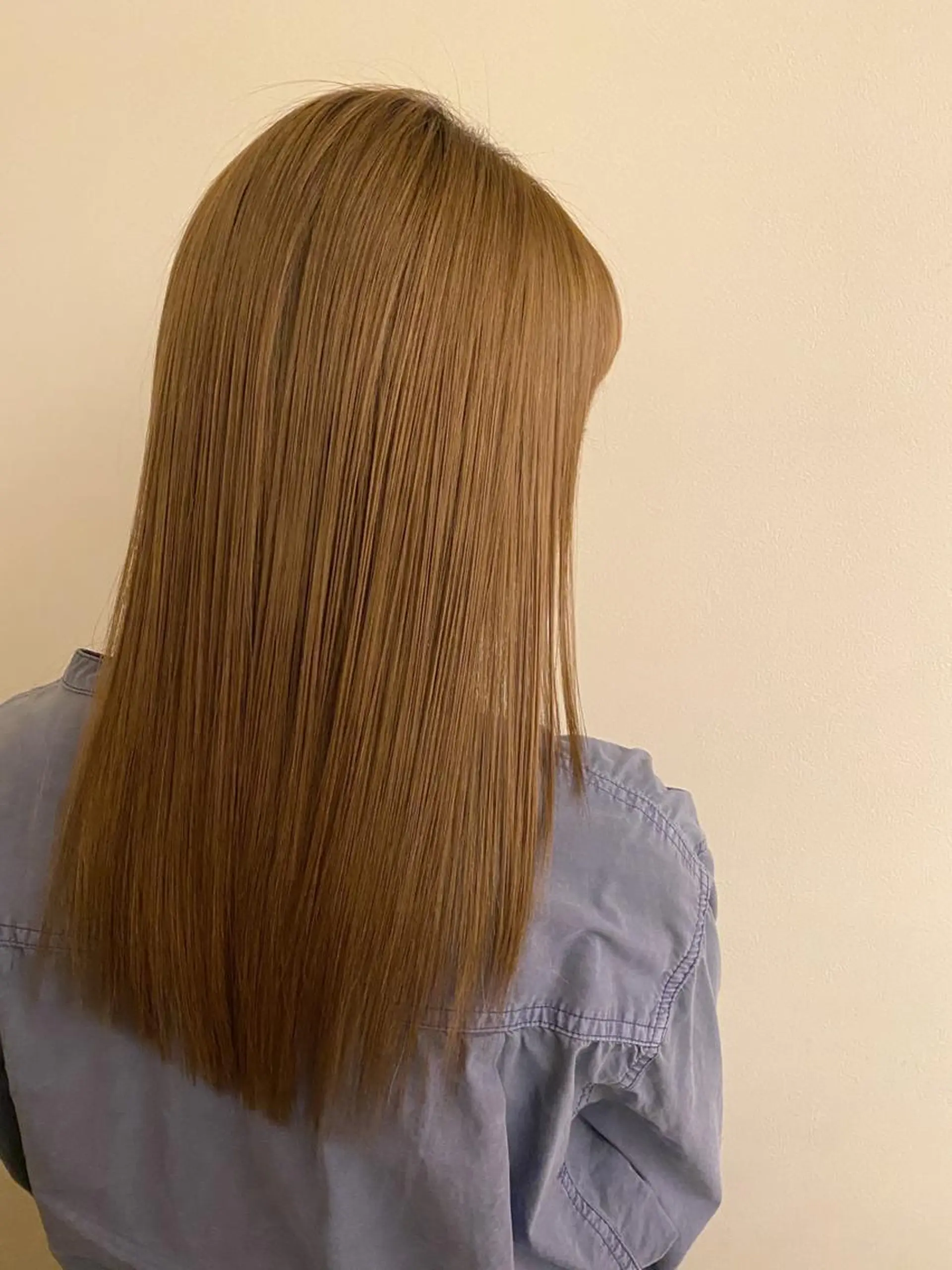 セミロング カラー ヘアカラー トリートメント 入江 允のヘアスタイル