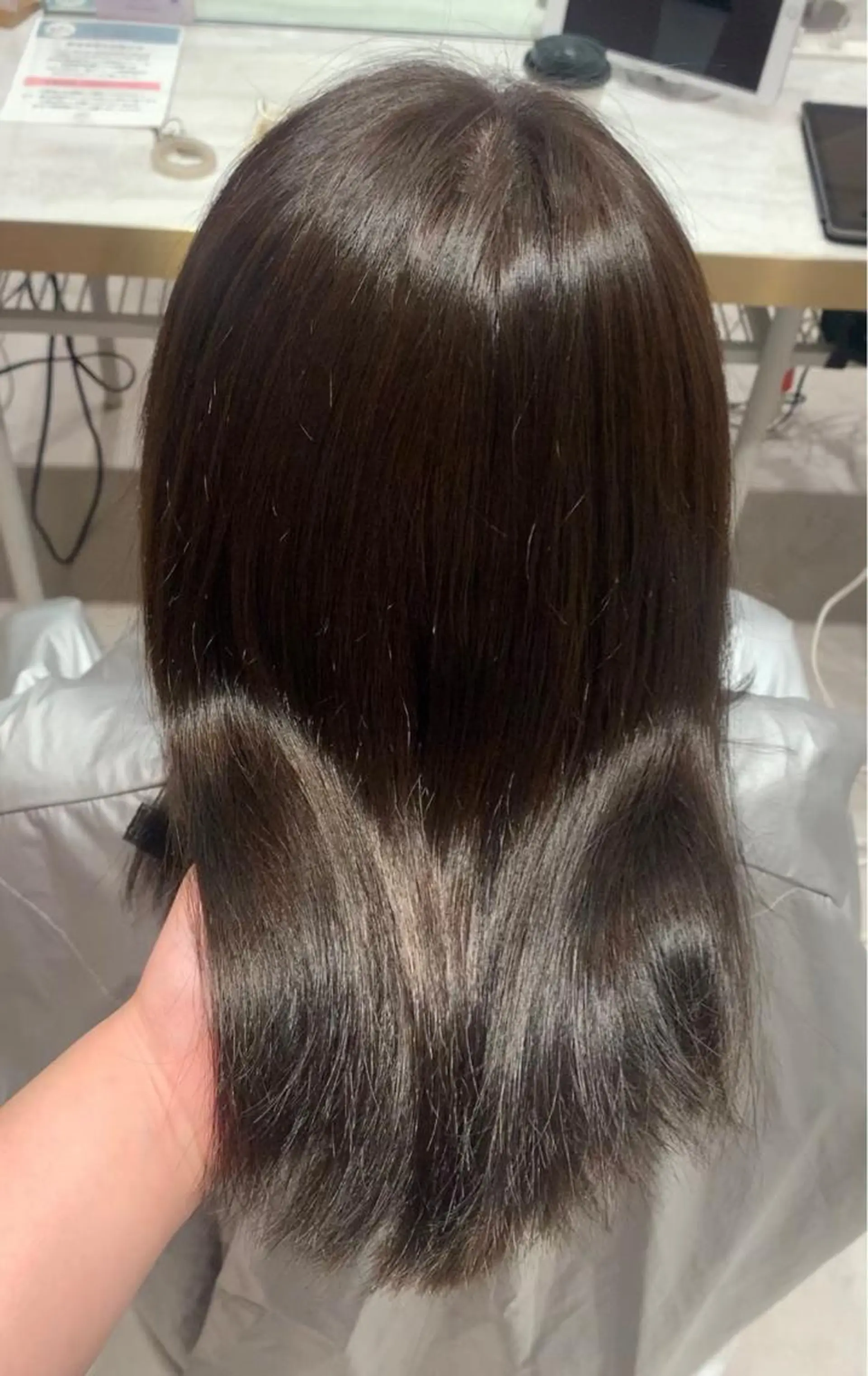 ミディアム カラー ヘアアレンジ 内田 志乃のヘアスタイル