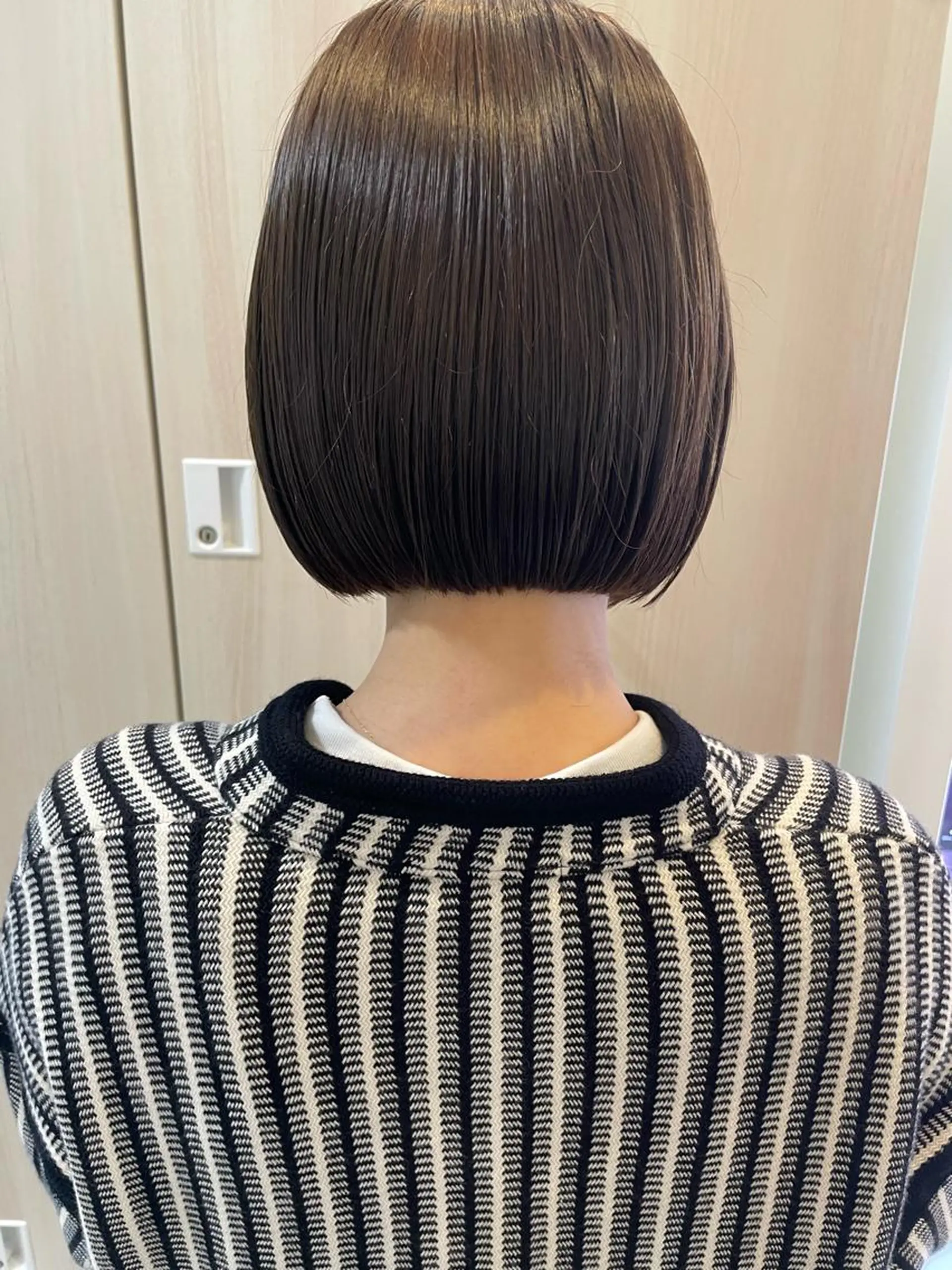 ミディアム 切りっぱなしボブ ボブ カット ヘアカラー 【ボブ/個室サロン】 癒し空間mimuraのヘアスタイル