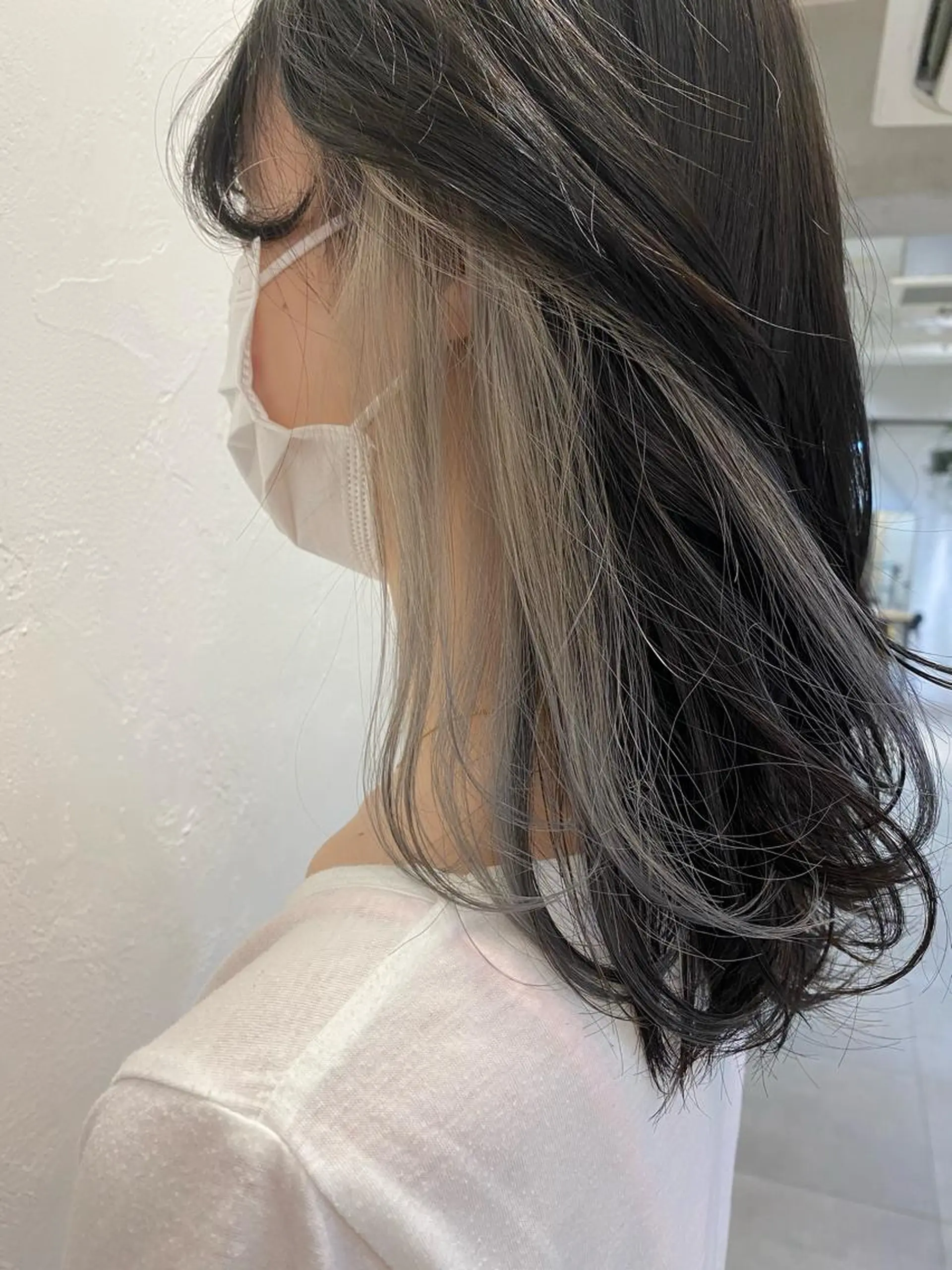 セミロング 艶カラー 🤍🫧/makoのヘアスタイル