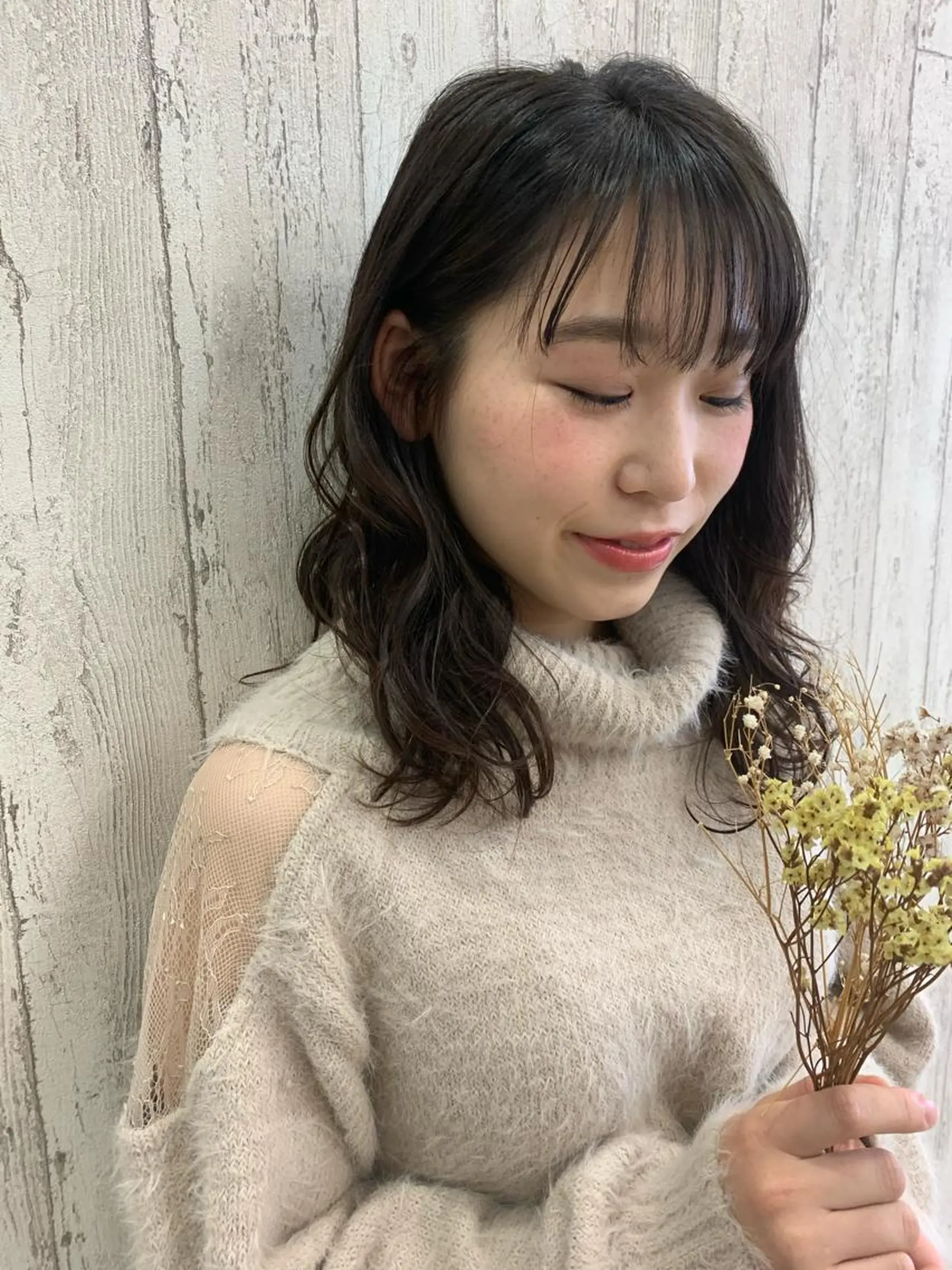 ミディアム カラー ヘアアレンジ 髪質改善/縮毛矯正 ツヤ髪🩷さつきのヘアスタイル