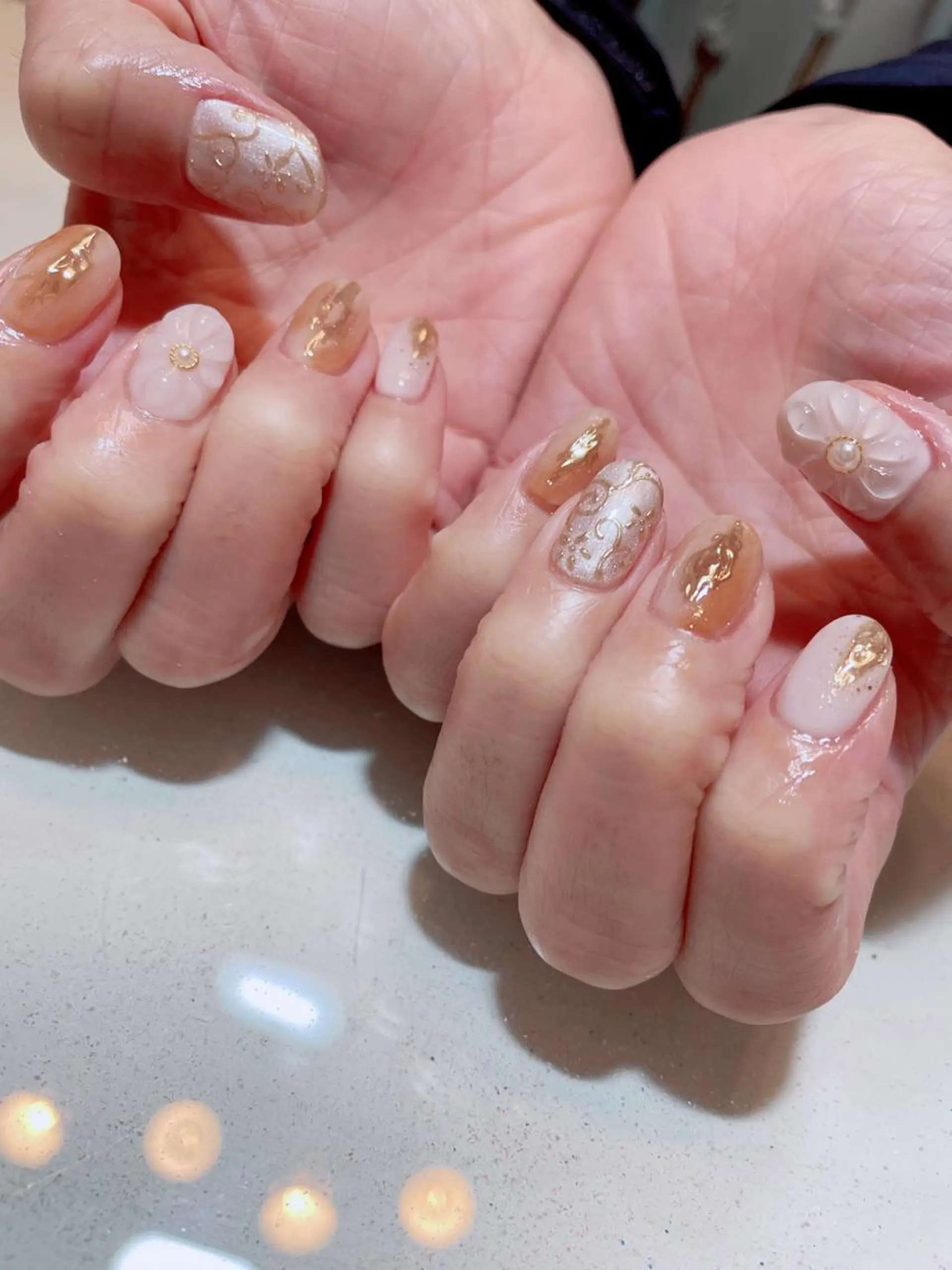ネイル ジェルネイル マットネイル ミラーネイル ニュアンスネイル オフィスネイル ハンドネイル nail salon ラピスラズリのネイルデザイン